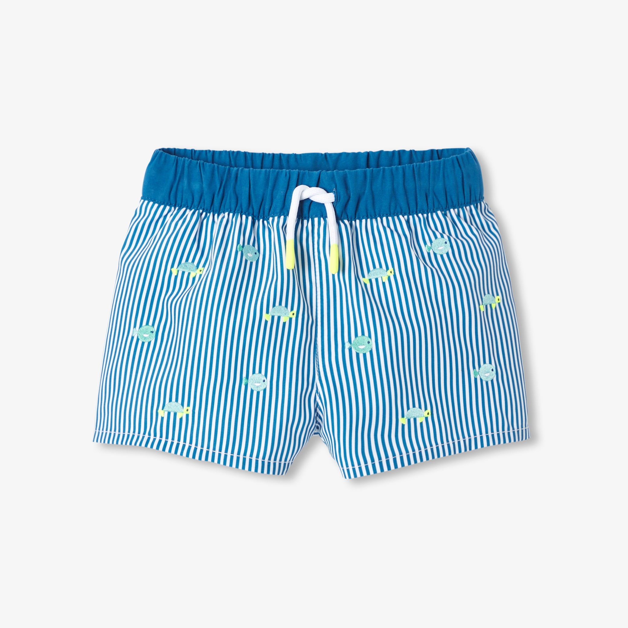 Embroidered baby swim shorts