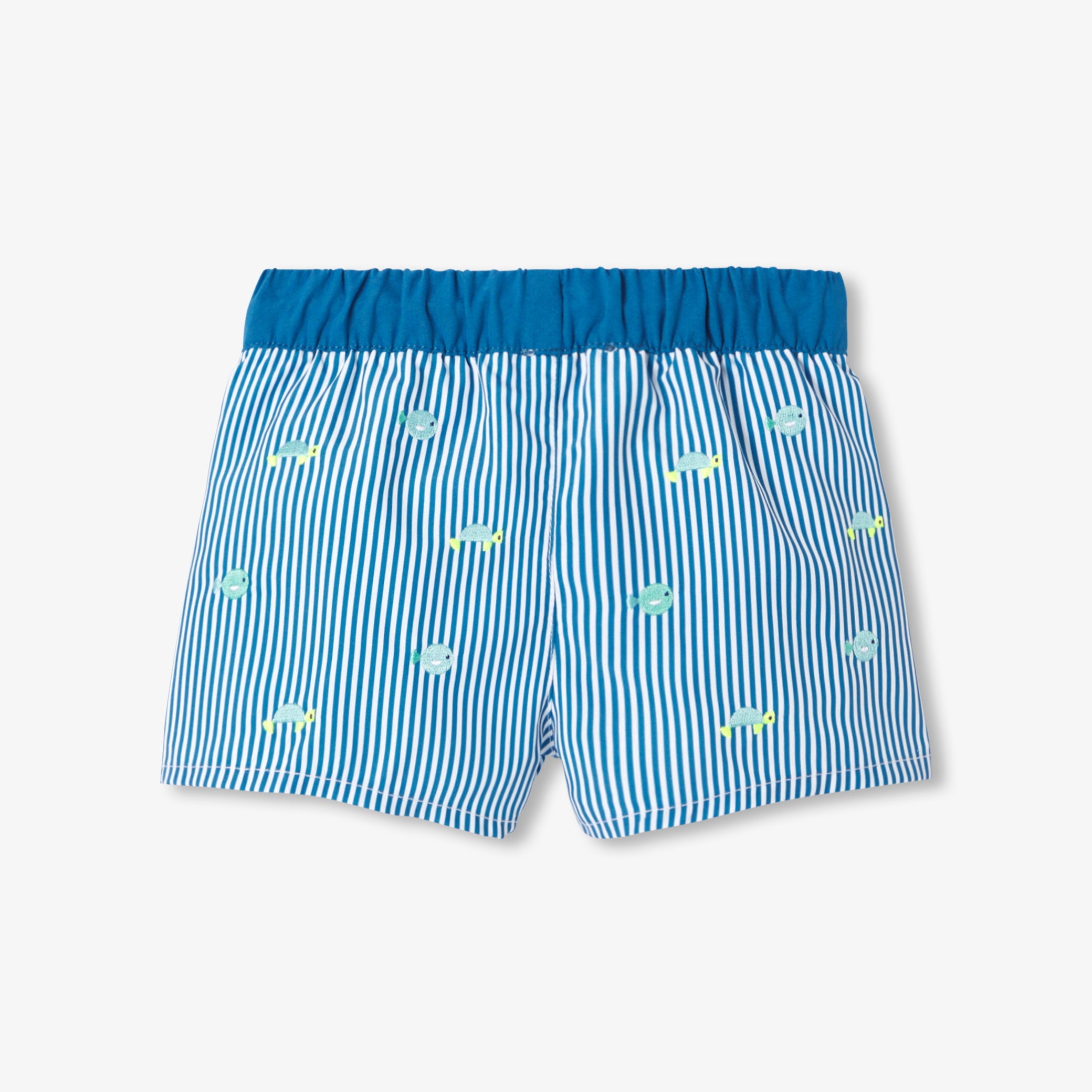 Embroidered baby swim shorts