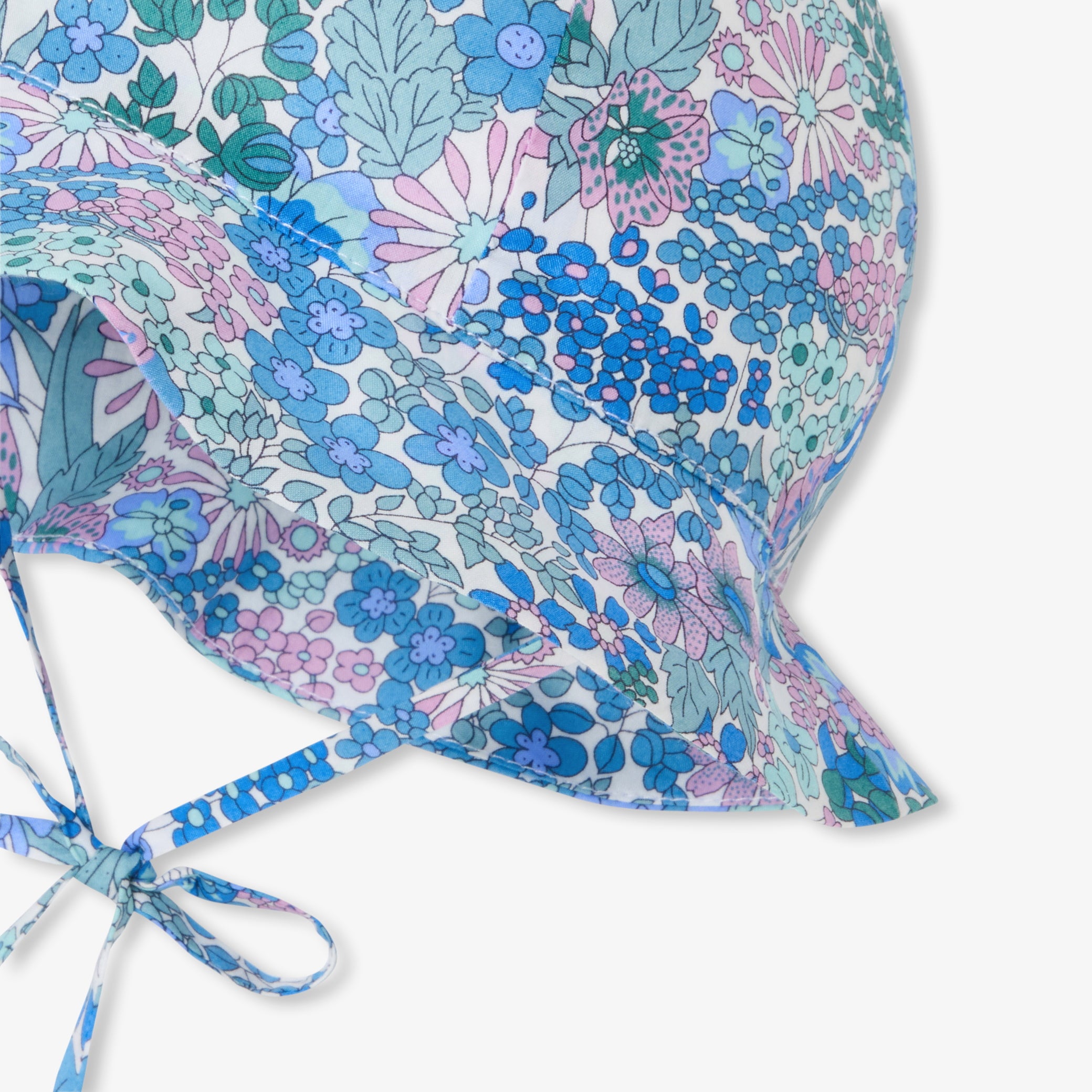 Baby girl hat in Liberty fabric