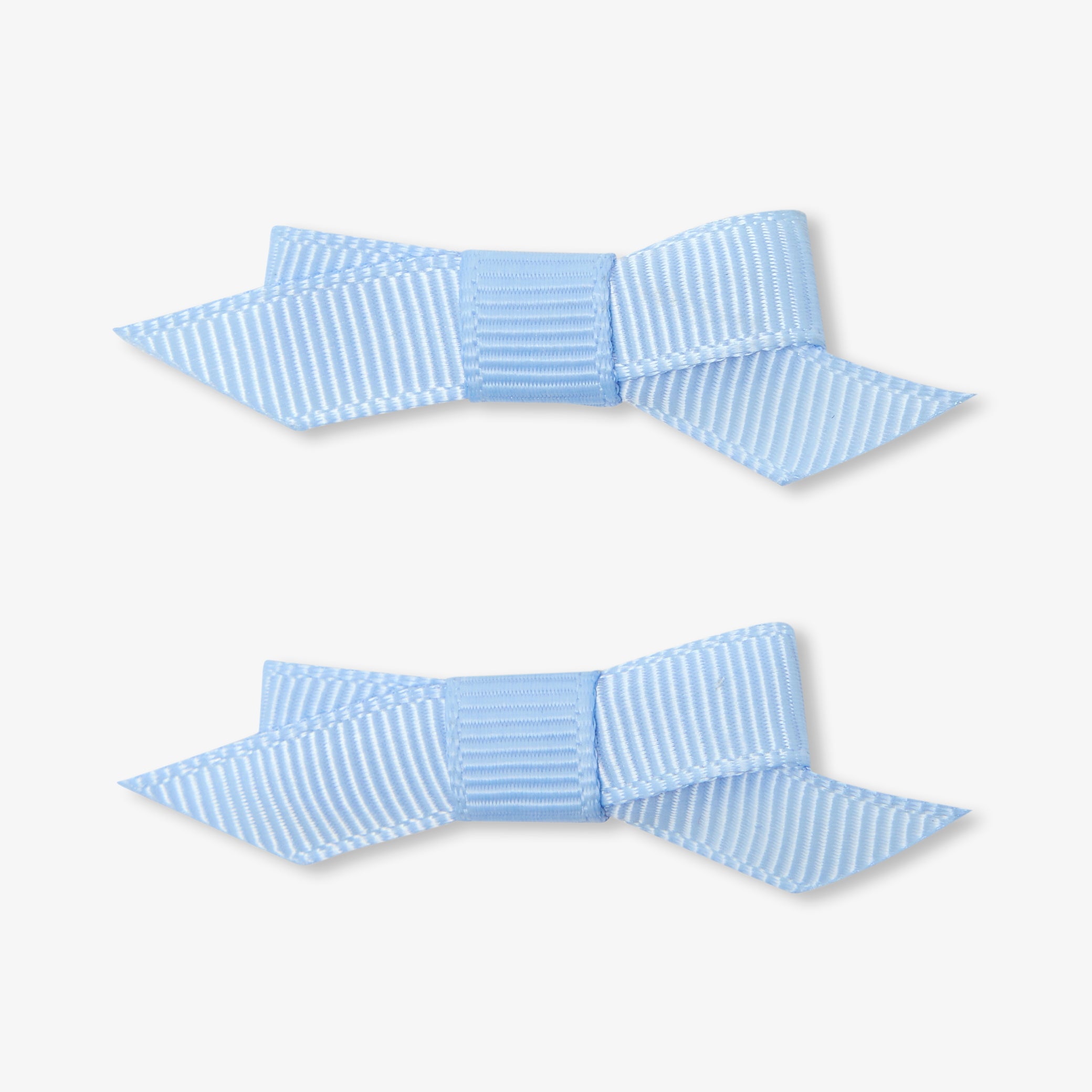 Baby girl crocodile clip duo with bow