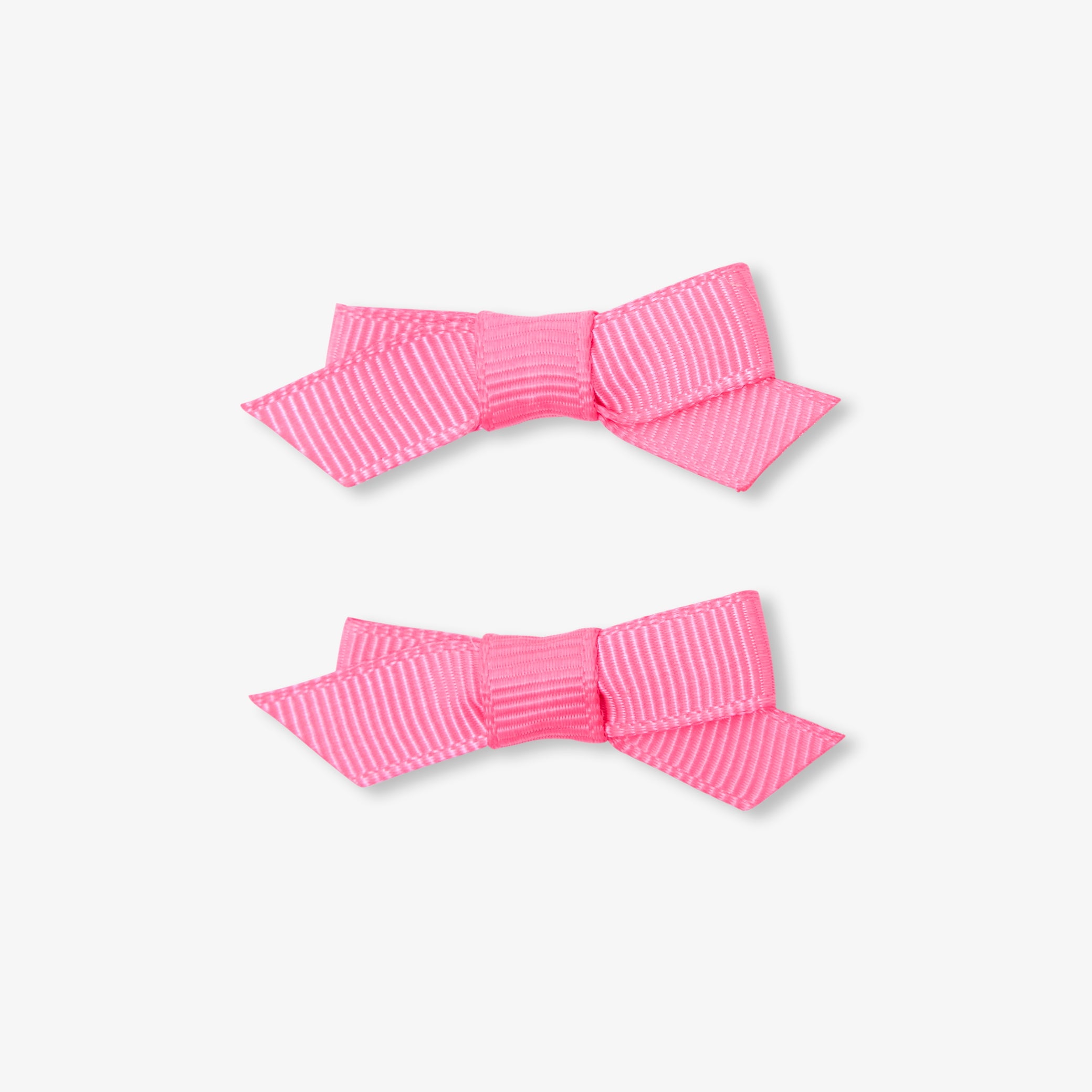 Baby girl crocodile clip duo with bow