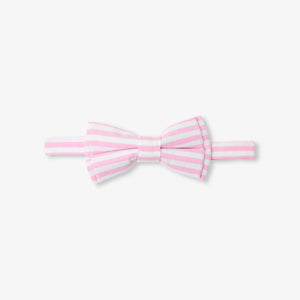 Striped oxford bow tie
