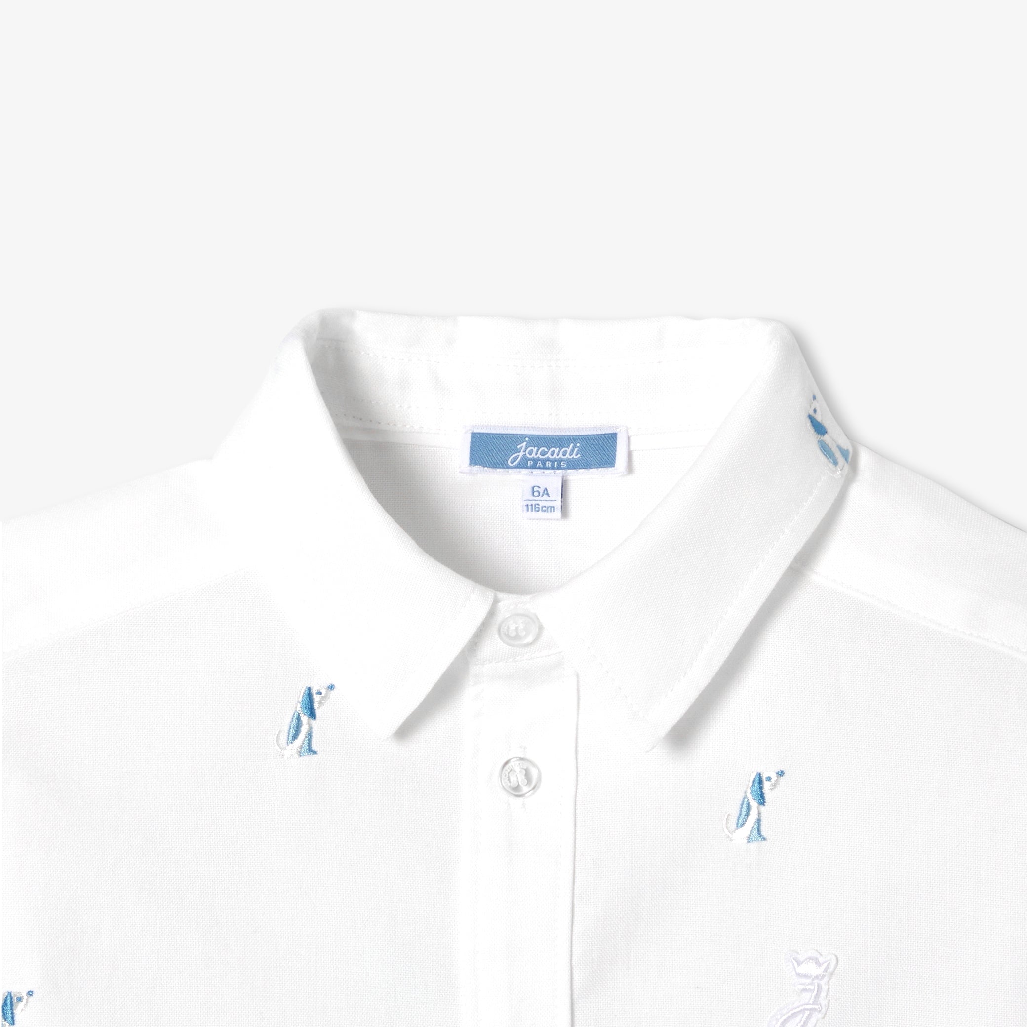 Printed Oxford shirt for boys