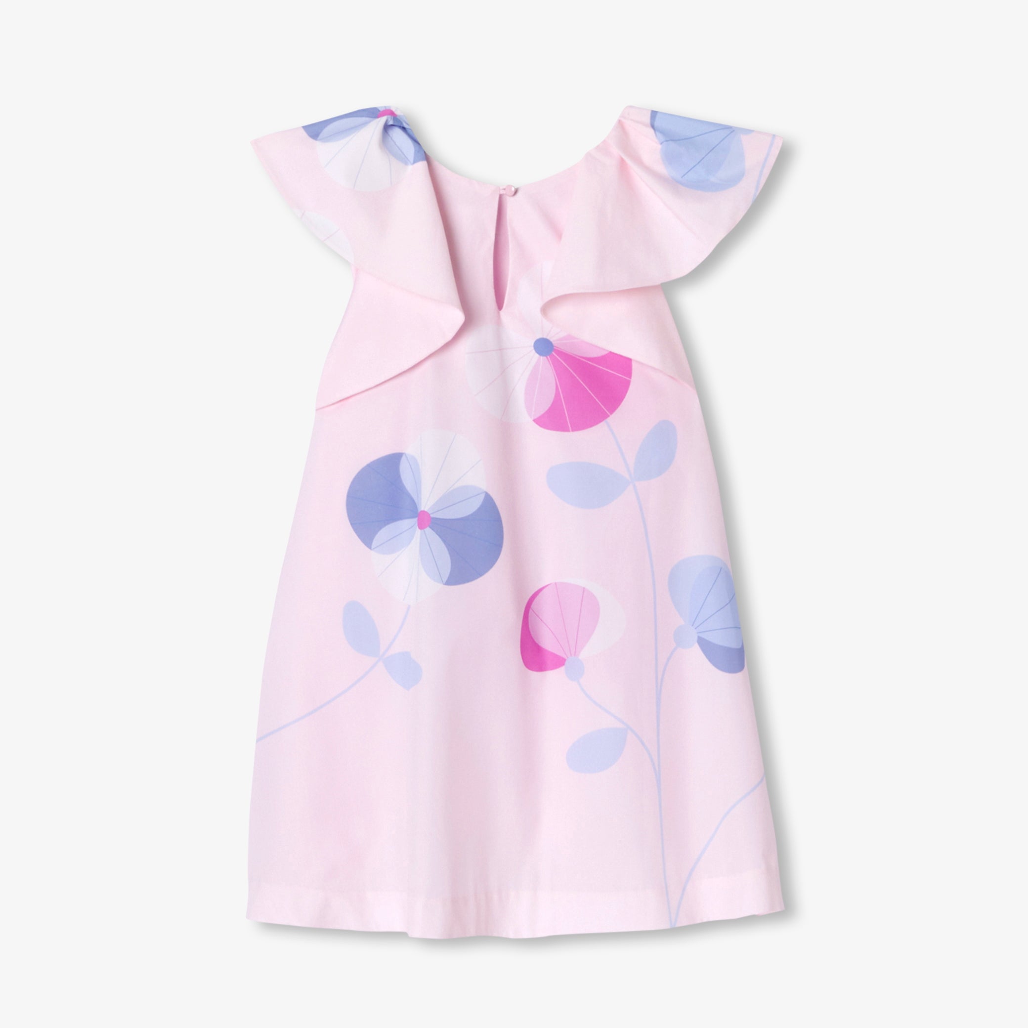 Girls' poplin dress