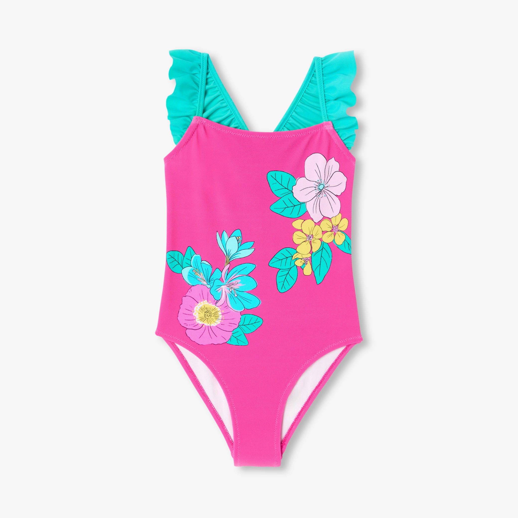 Girls' one-piece swimsuit