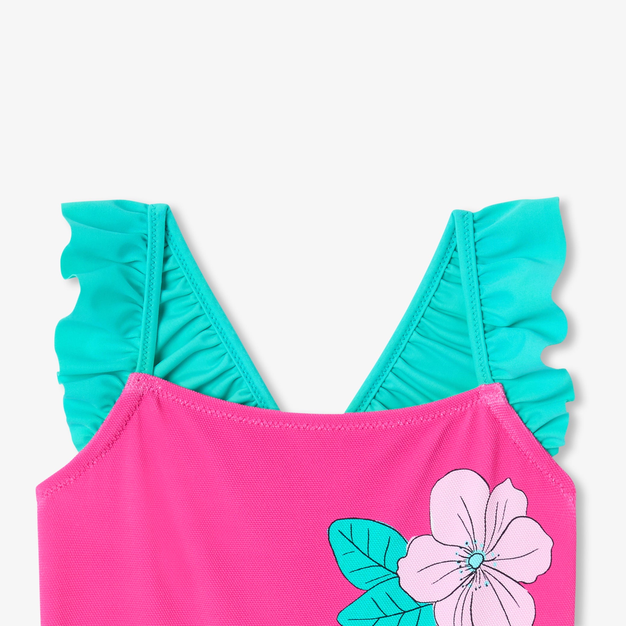 Girls' one-piece swimsuit
