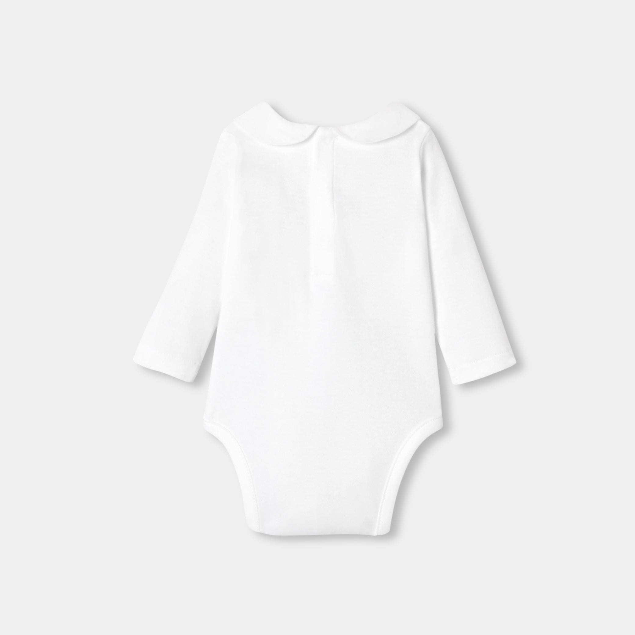 Baby girl long-sleeved cotton bodysuit