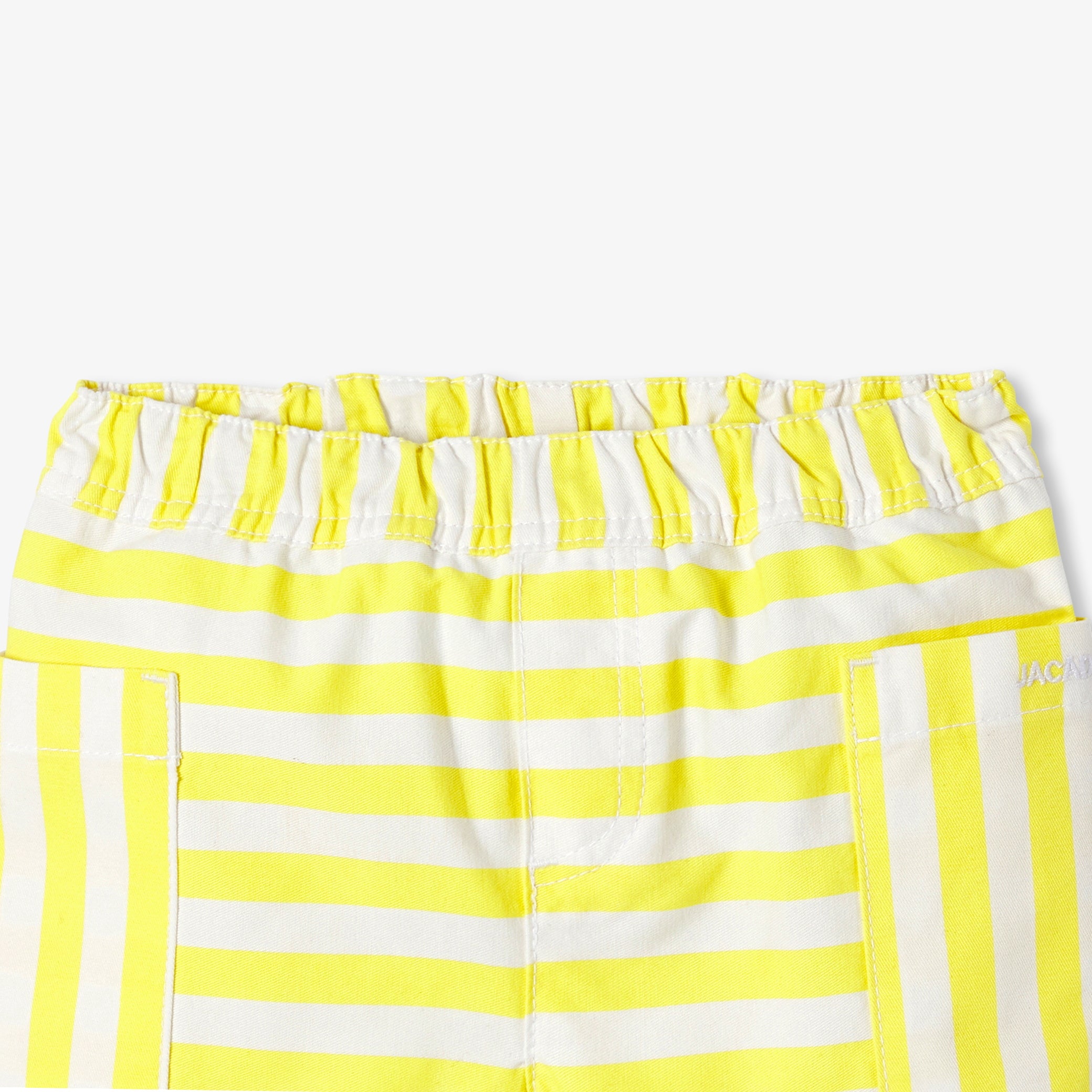 Baby boy striped twill shorts