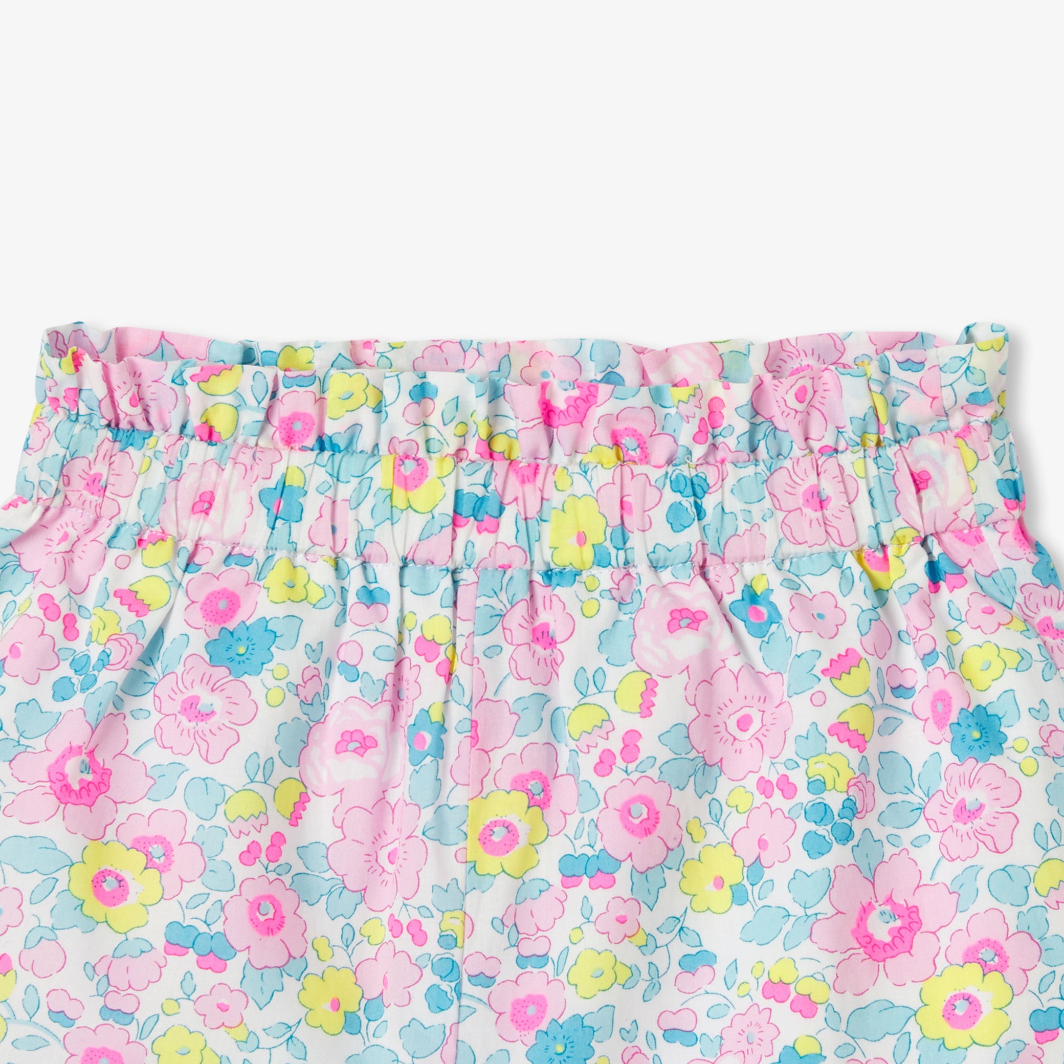 Baby girl shorts in Liberty fabric