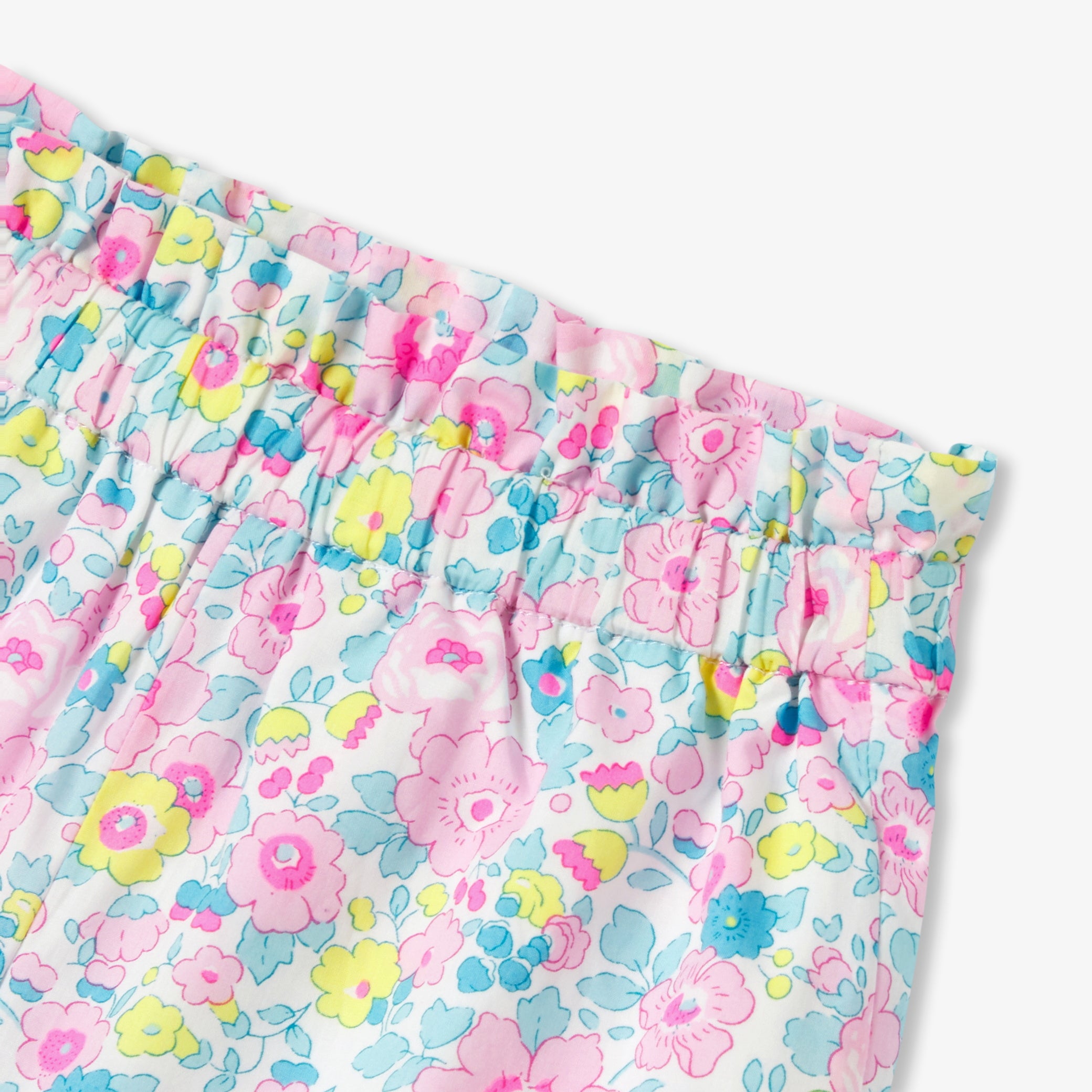 Baby girl shorts in Liberty fabric
