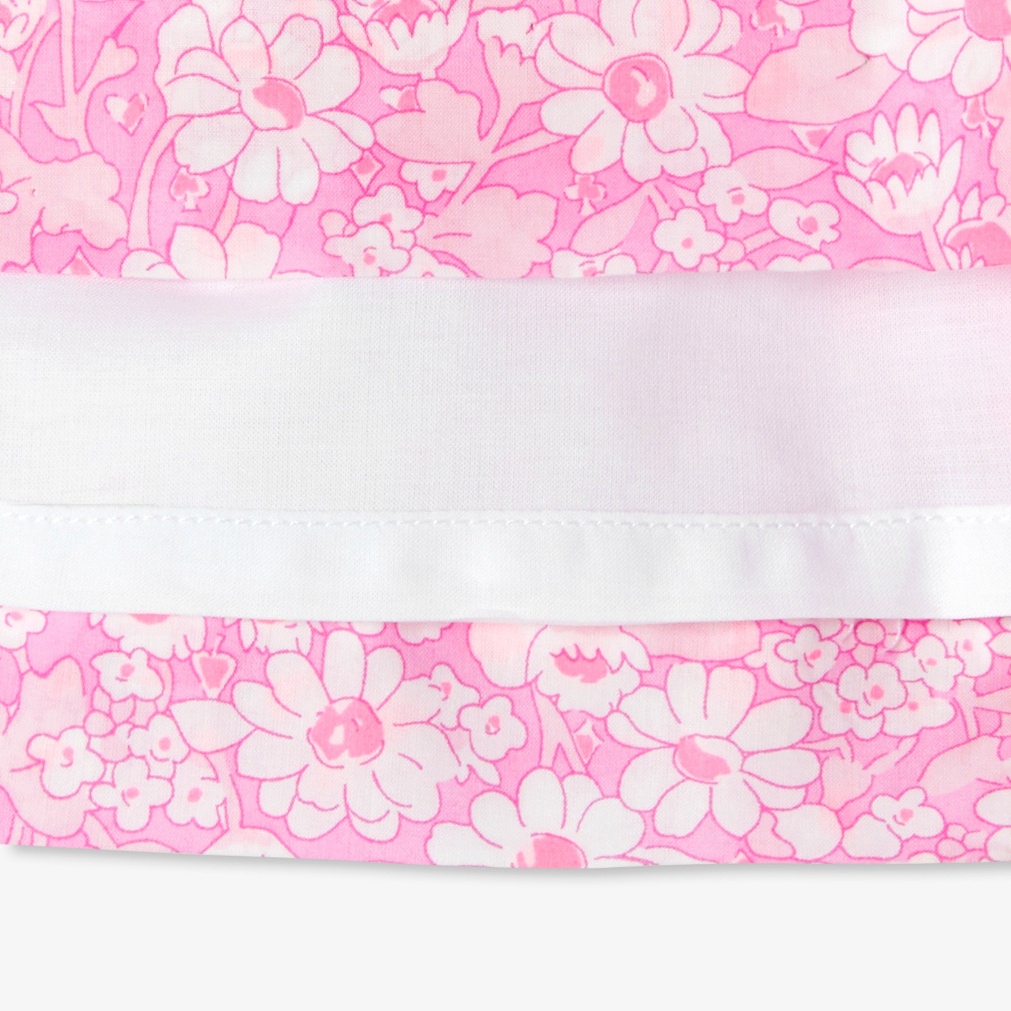 Baby girl short-sleeved Liberty fabrics dress