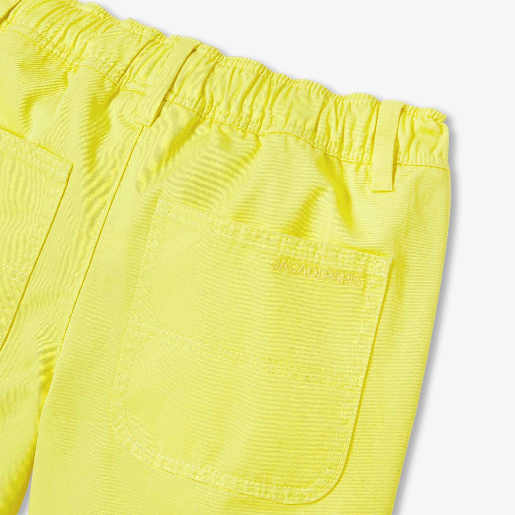 Boys' cotton twill Bermuda shorts
