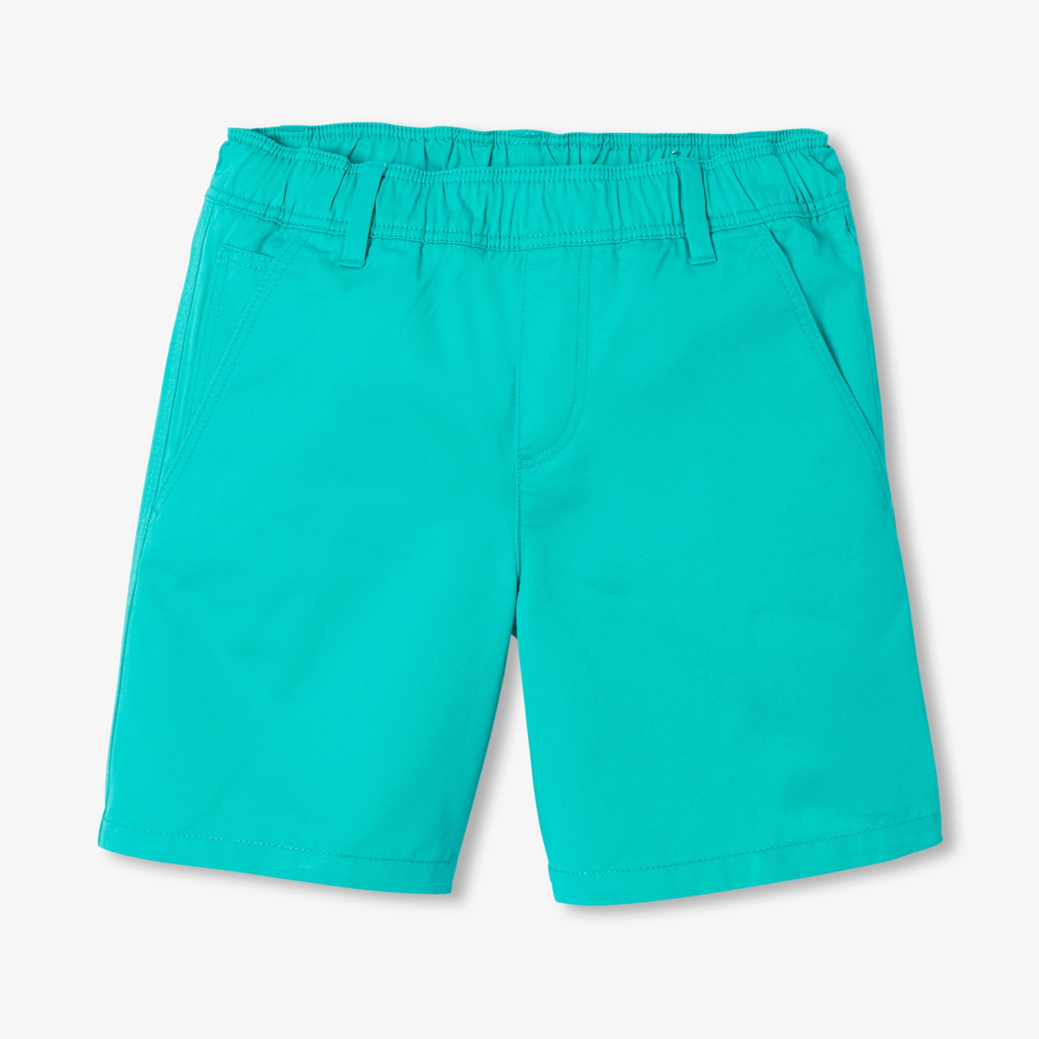 Boys' cotton twill Bermuda shorts
