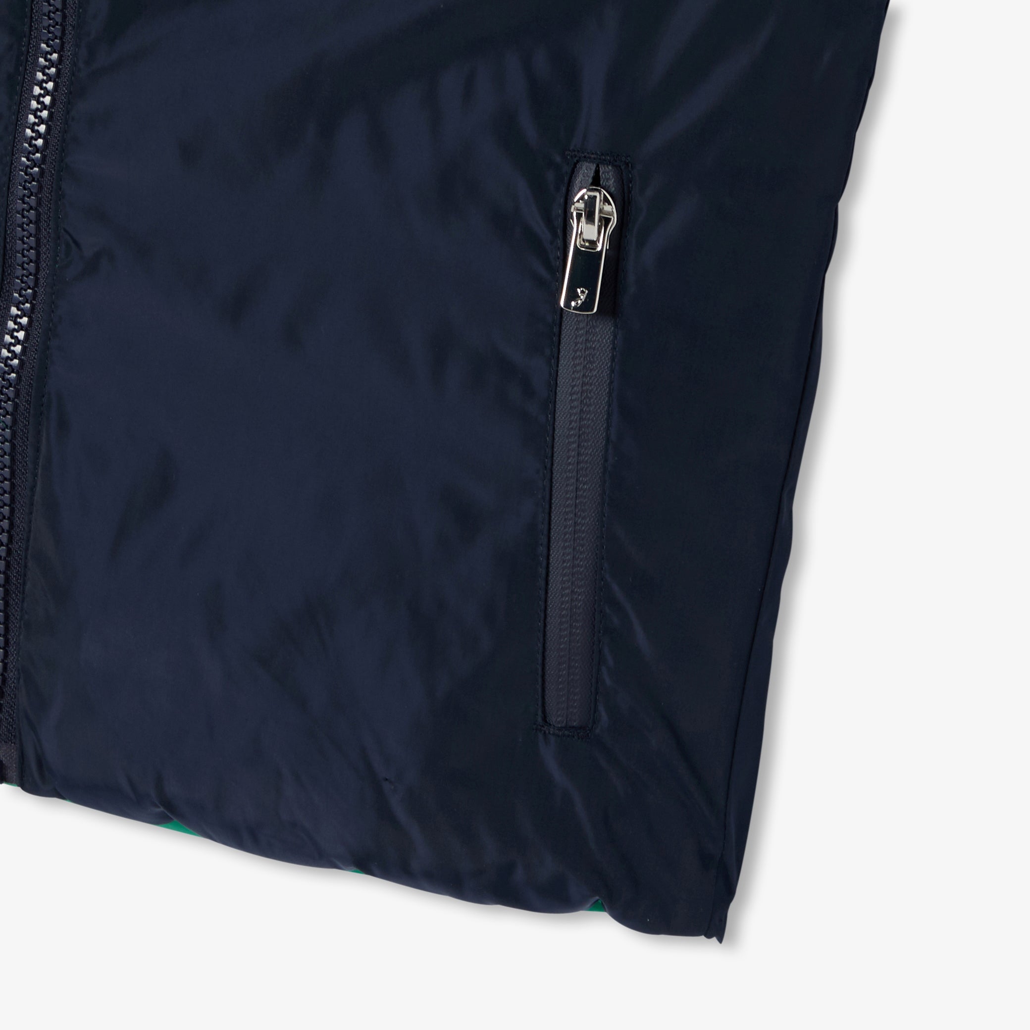Boy reversible sleeveless padded jacket