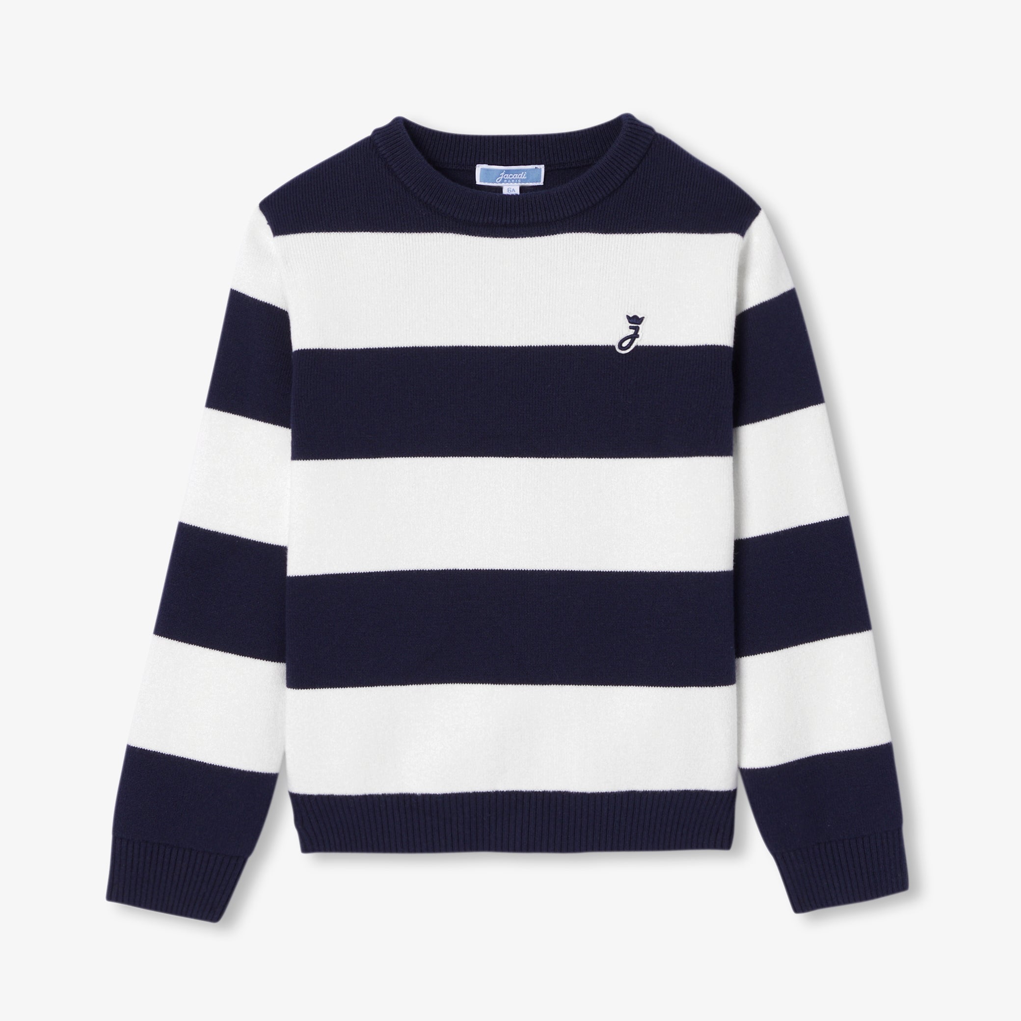 Boy striped cotton sweater