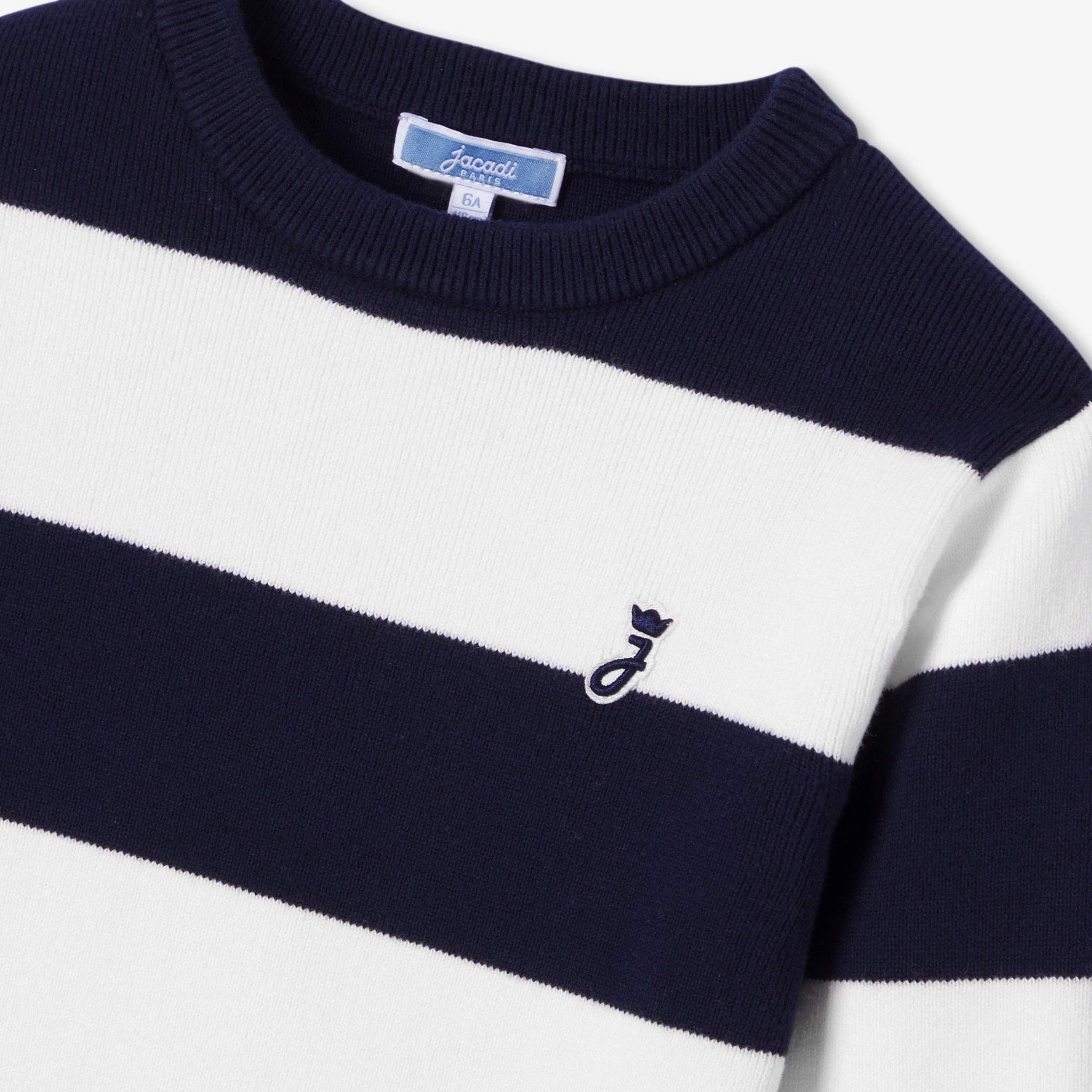 Boy striped cotton sweater