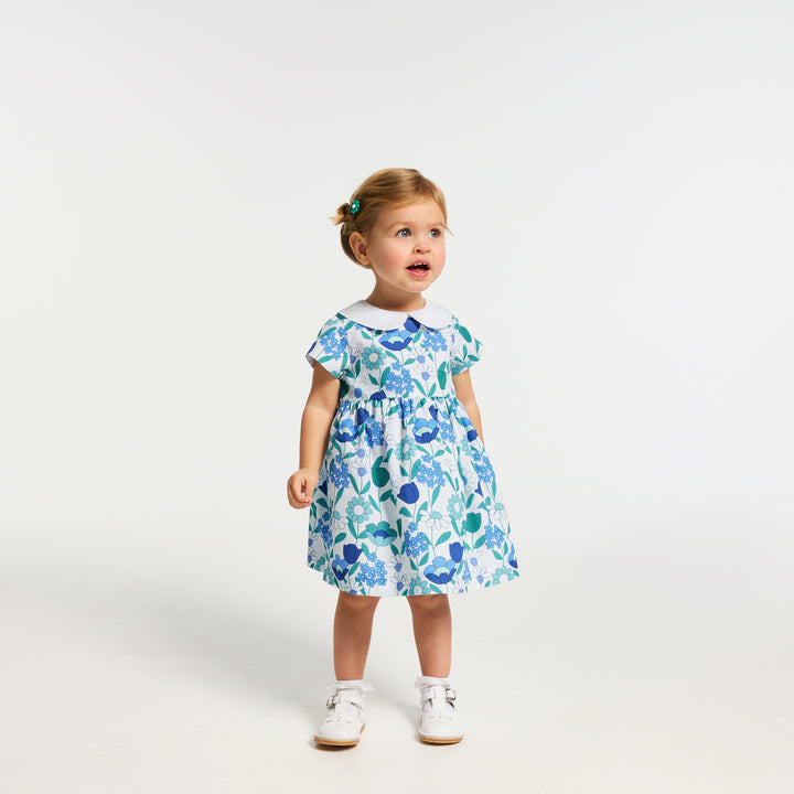 Baby girl floral cotton dress
