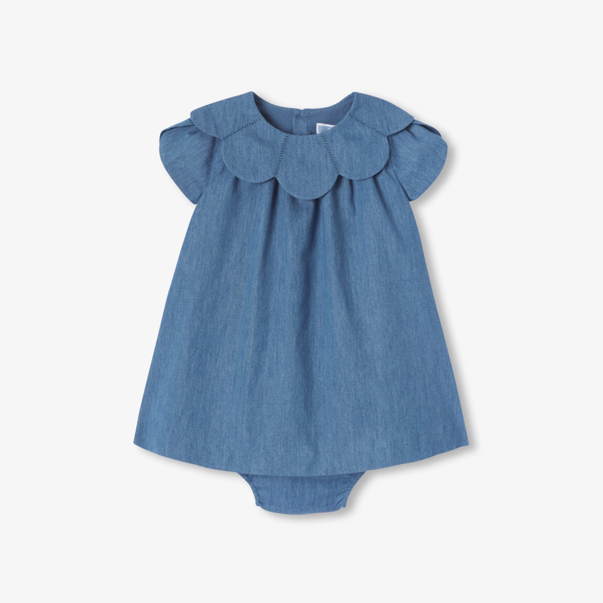Baby girl chambray dress