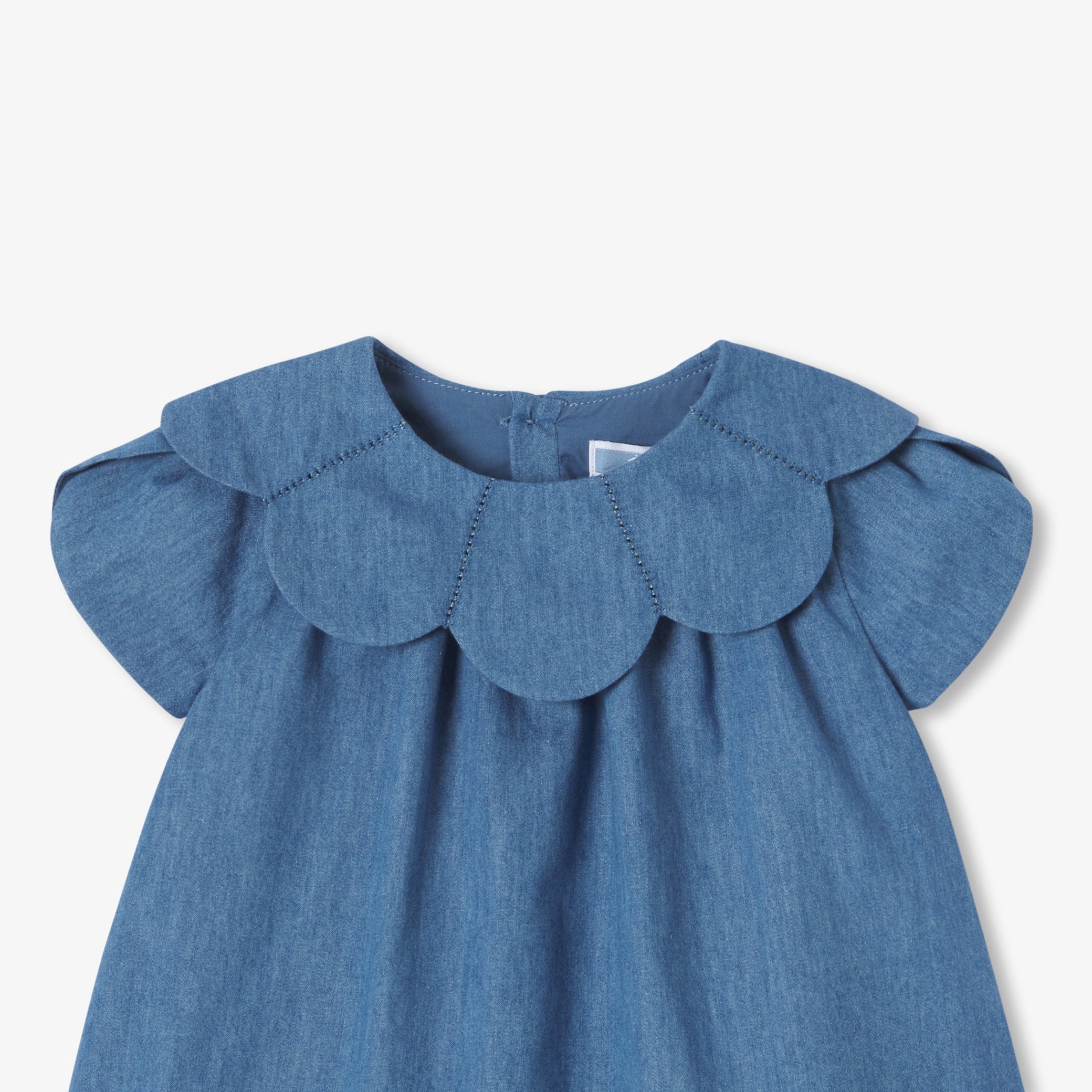 Baby girl chambray dress