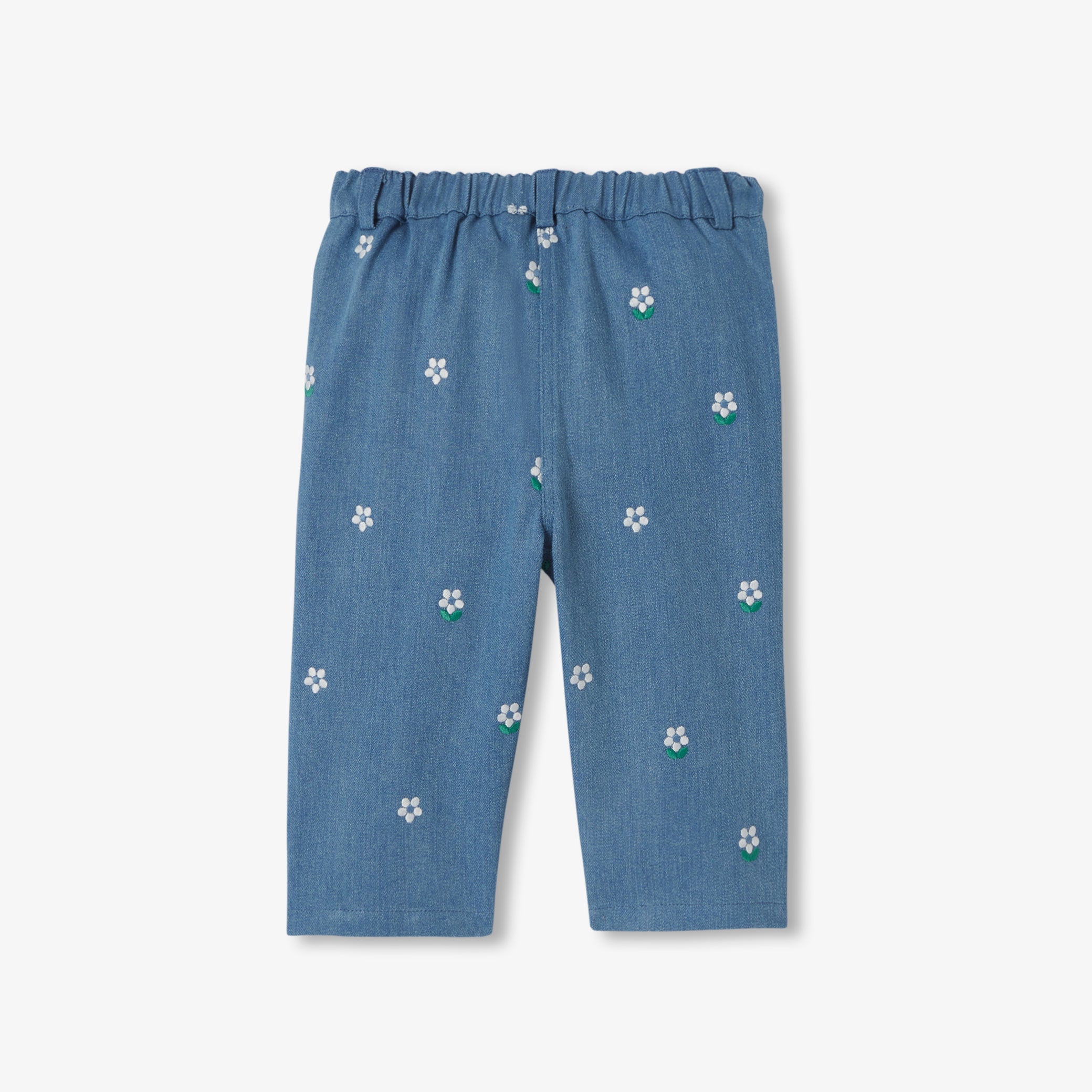 Baby girl embroidered jeans