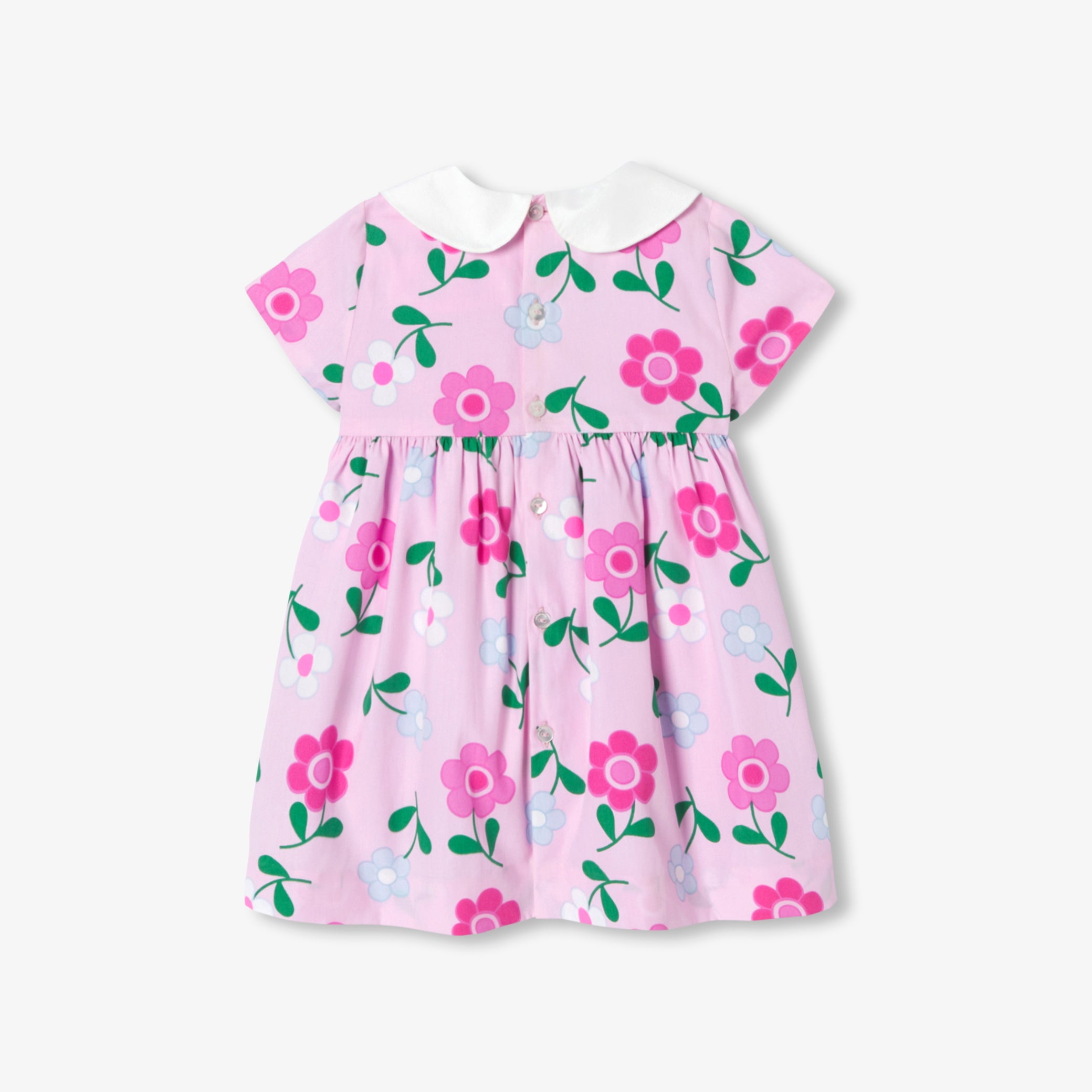 Baby girl floral popeline dress