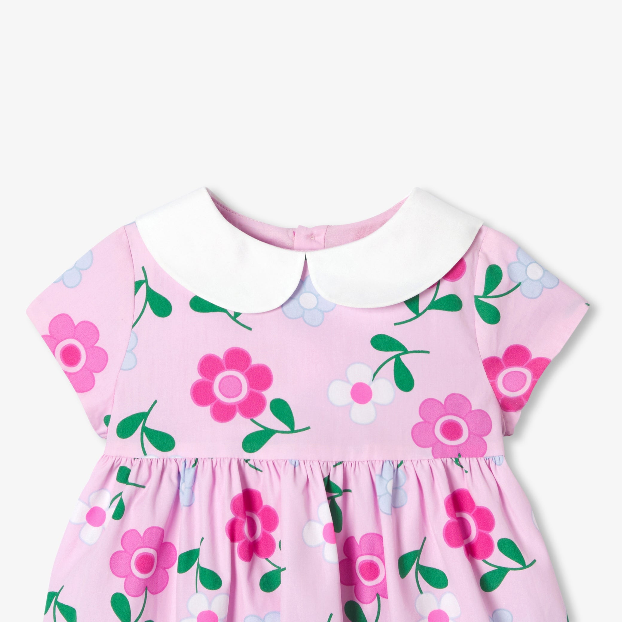 Baby girl floral popeline dress