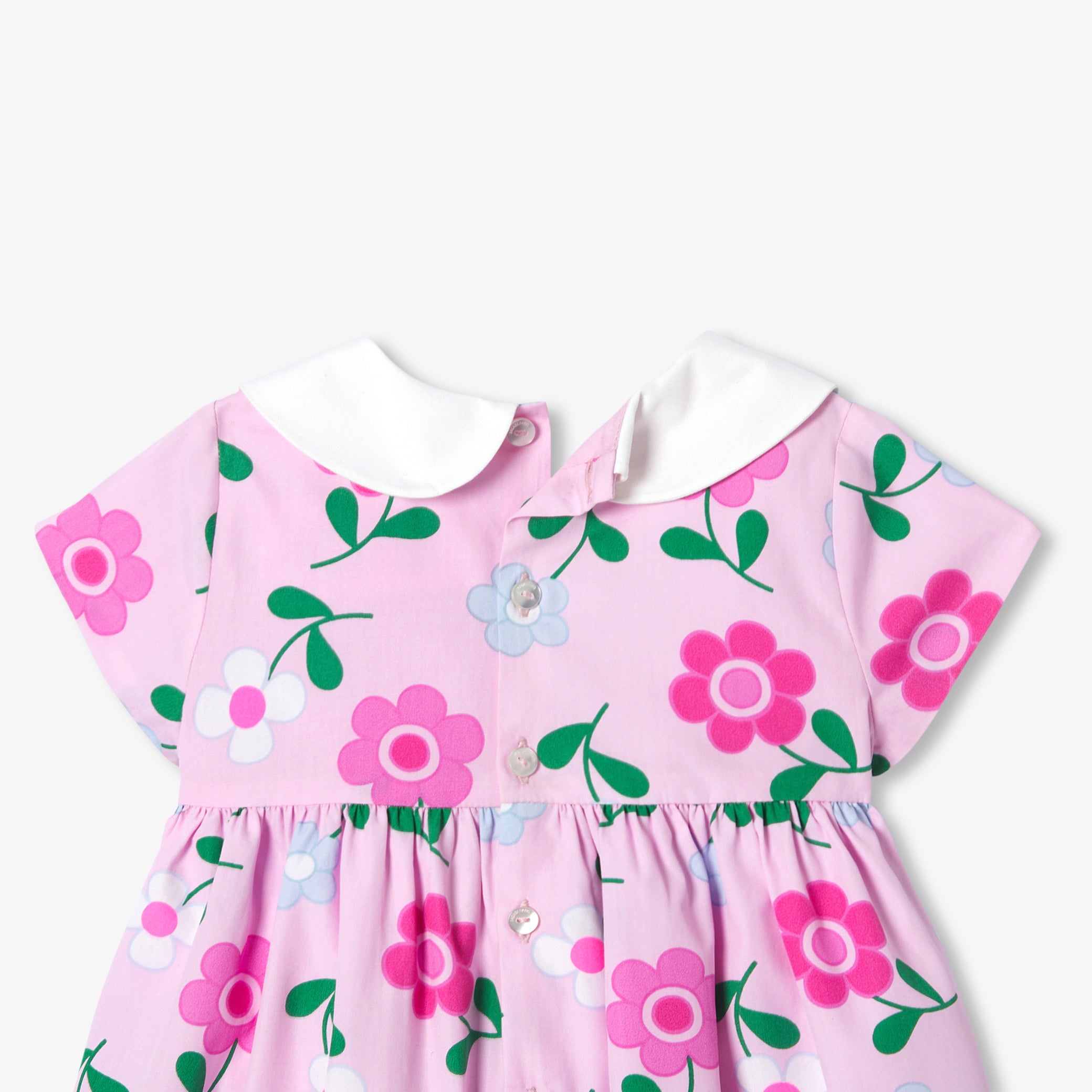 Baby girl floral popeline dress