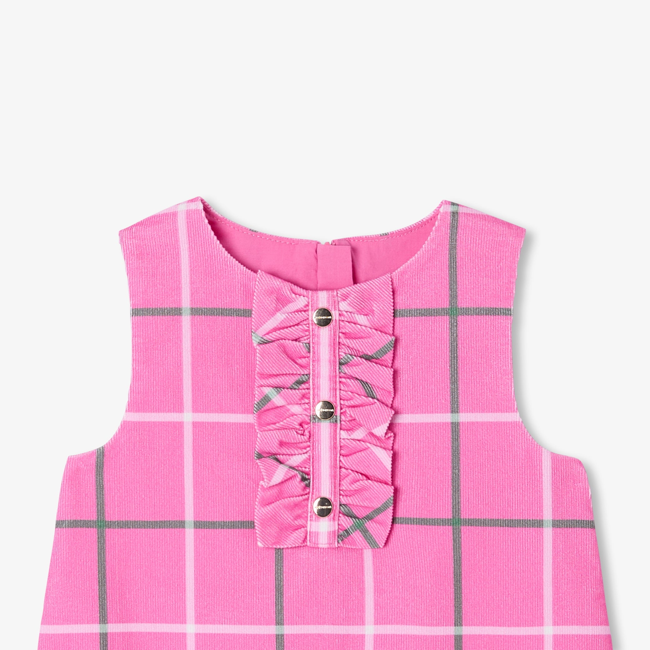 Baby girl milleraies velvet pinafore dress