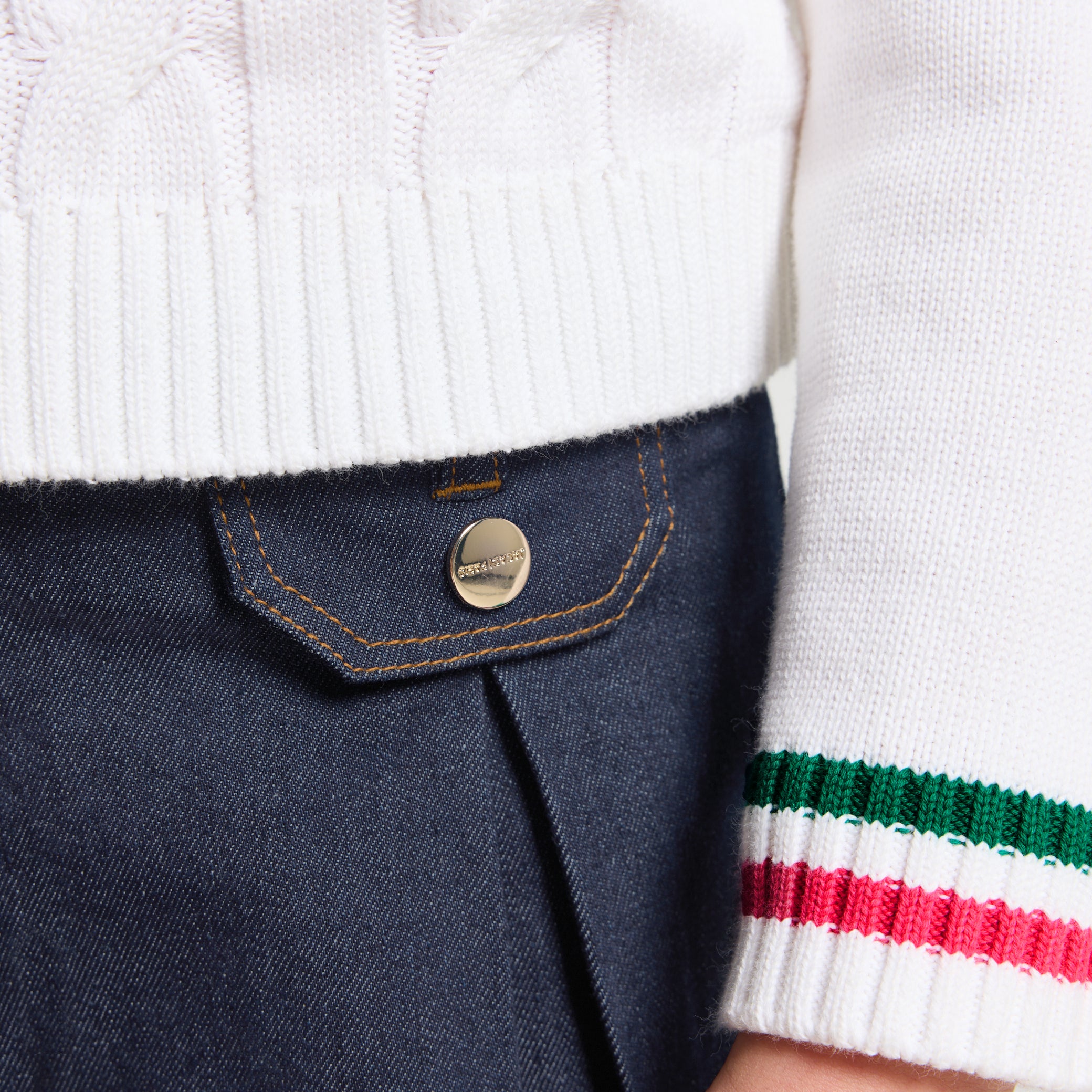 Girl denim culottes