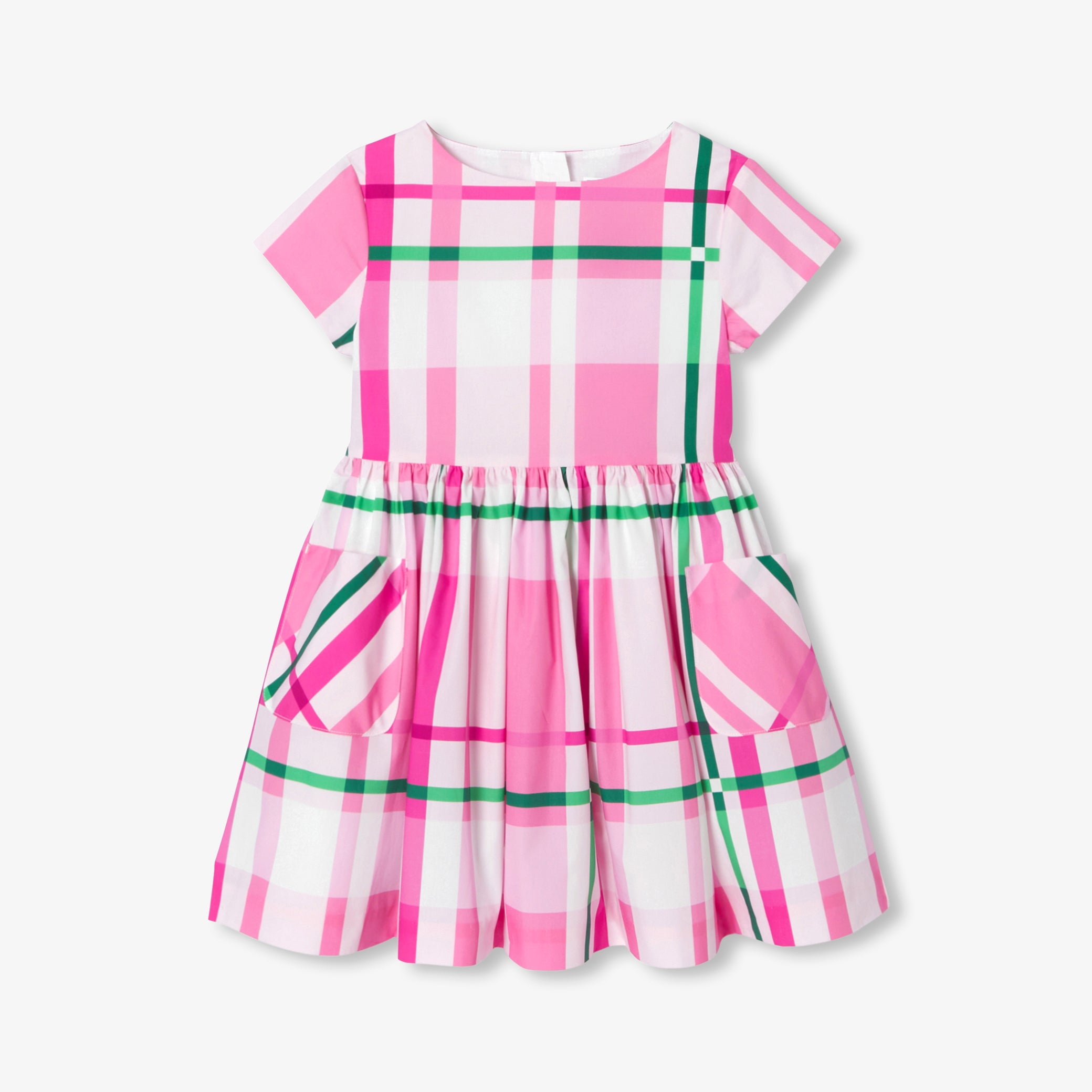 Girl checkered dress
