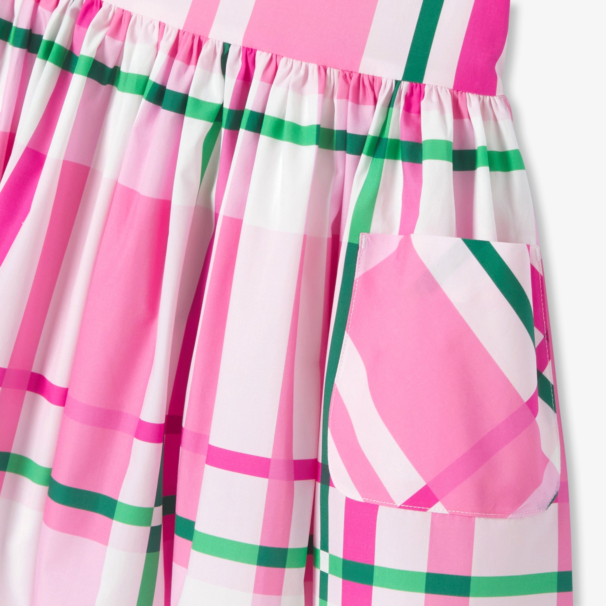 Girl checkered dress
