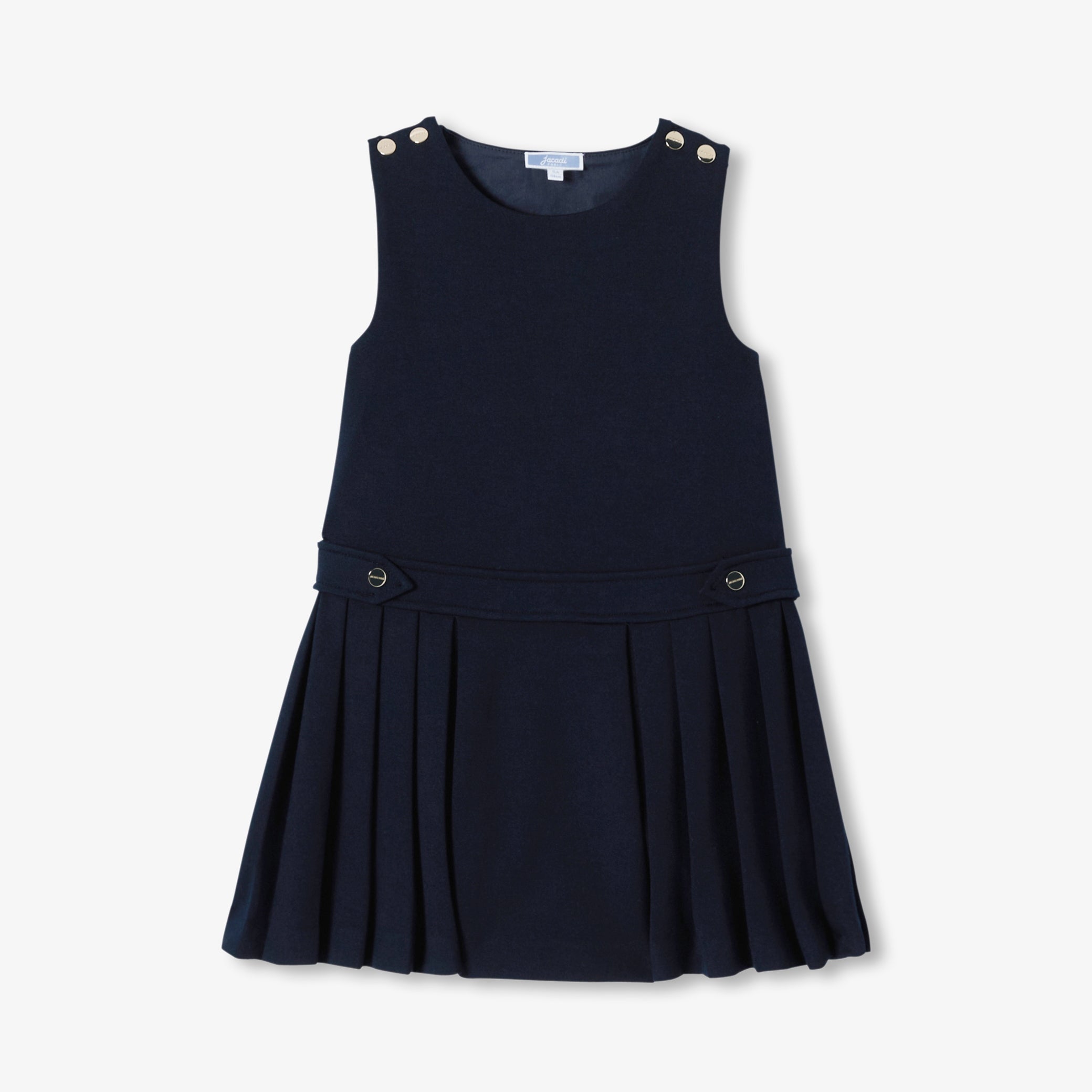 Girl Milano knit pinafore dress
