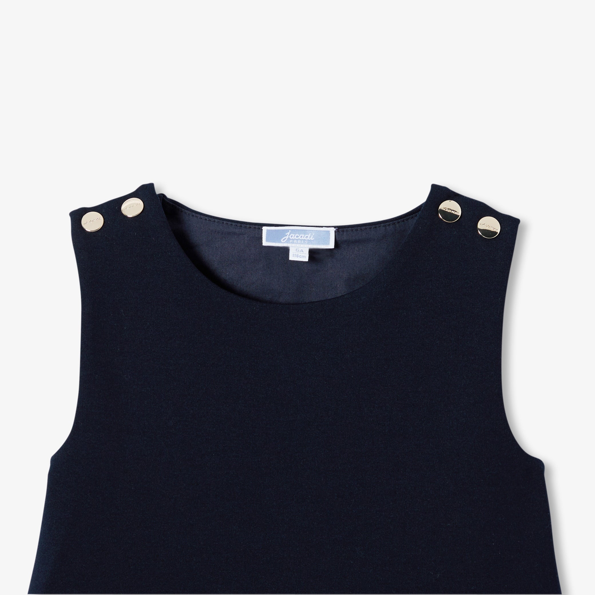 Girl Milano knit pinafore dress