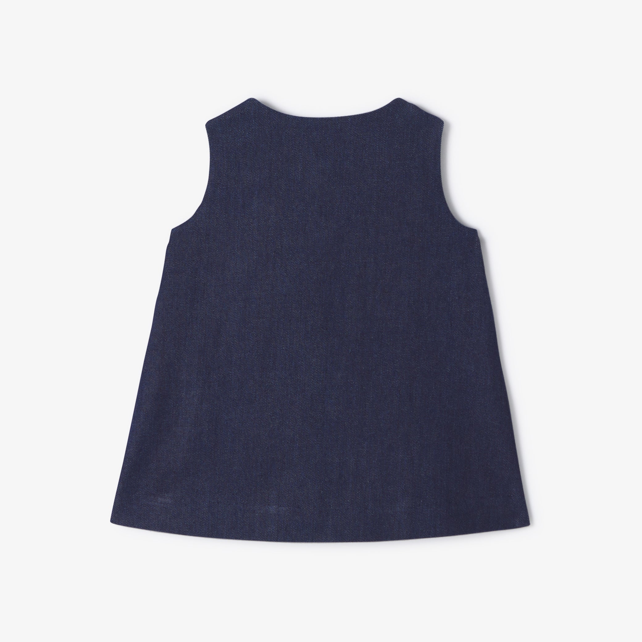 Baby girl denim pinafore dress