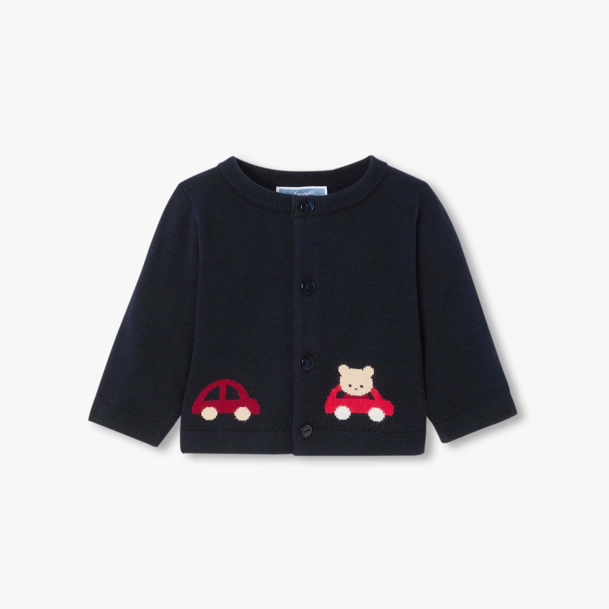 Baby boy soft knit cardigan