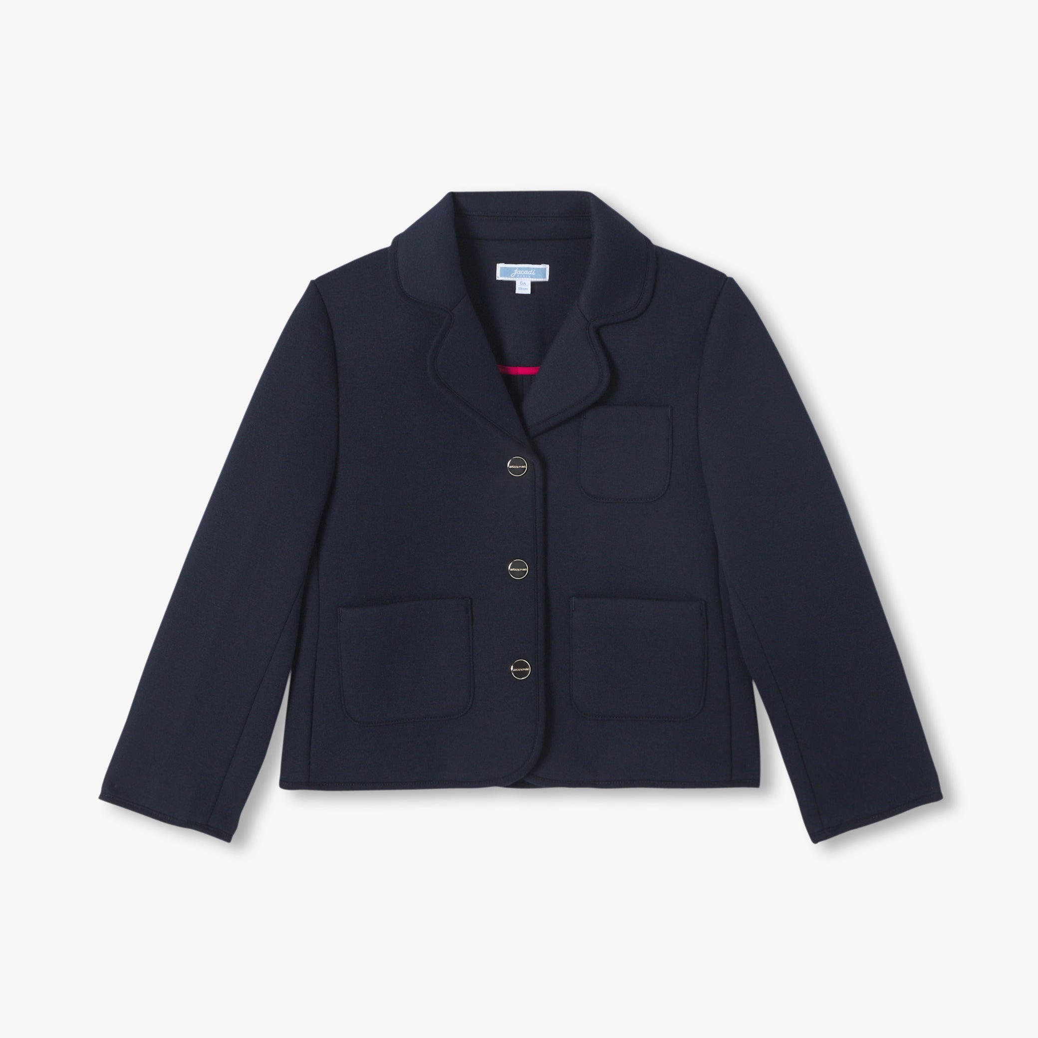 Girl fitted jersey jacket