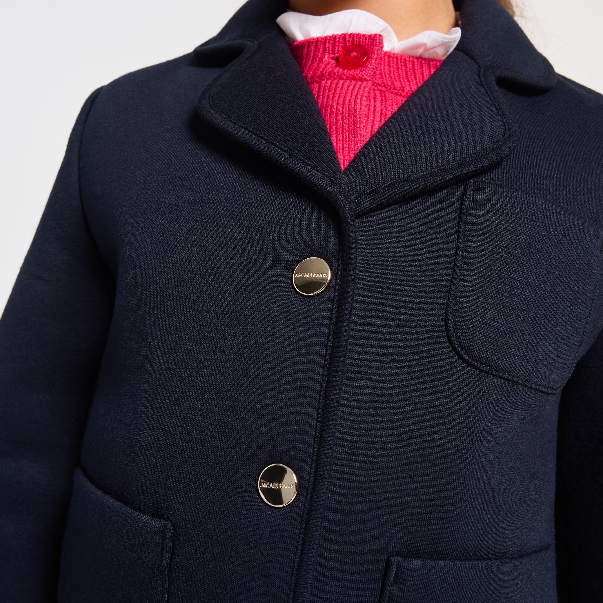 Girl fitted jersey jacket