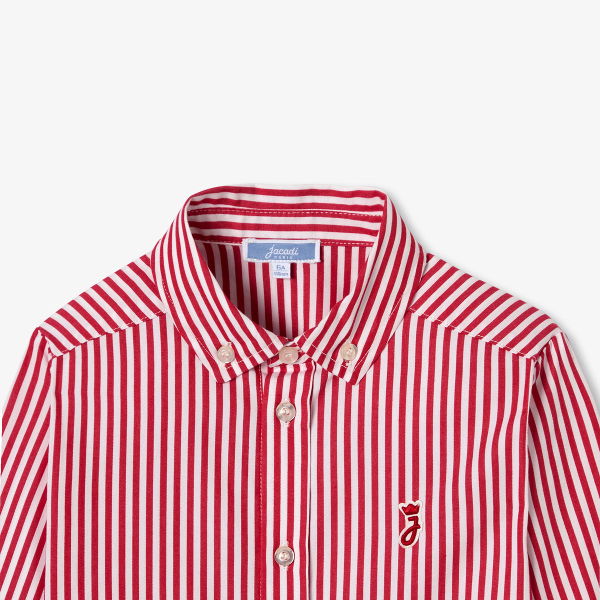Child striped popeline shirt