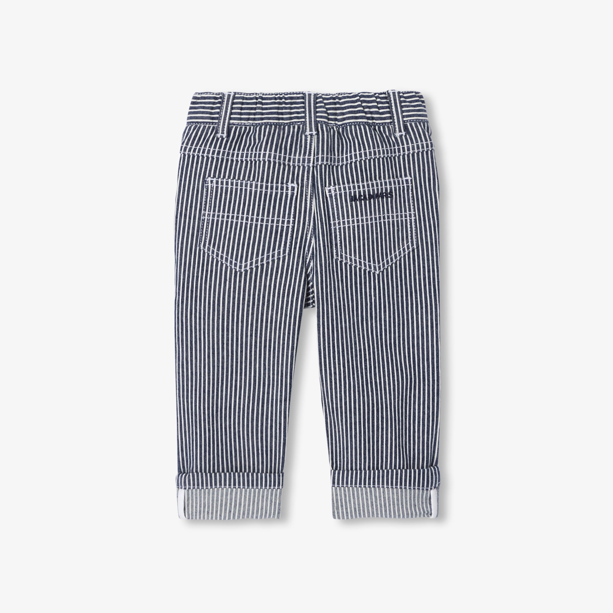 Baby striped twill pants