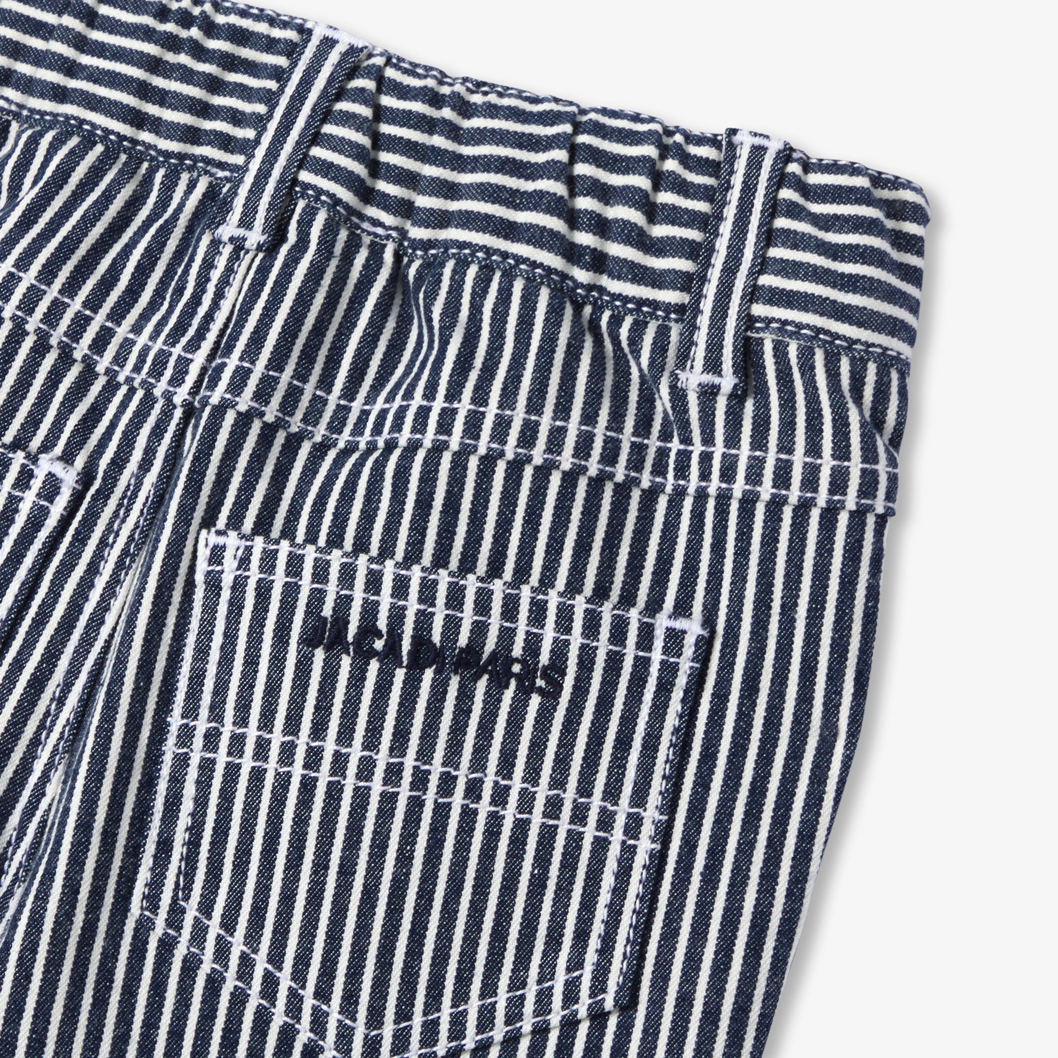 Baby striped twill pants