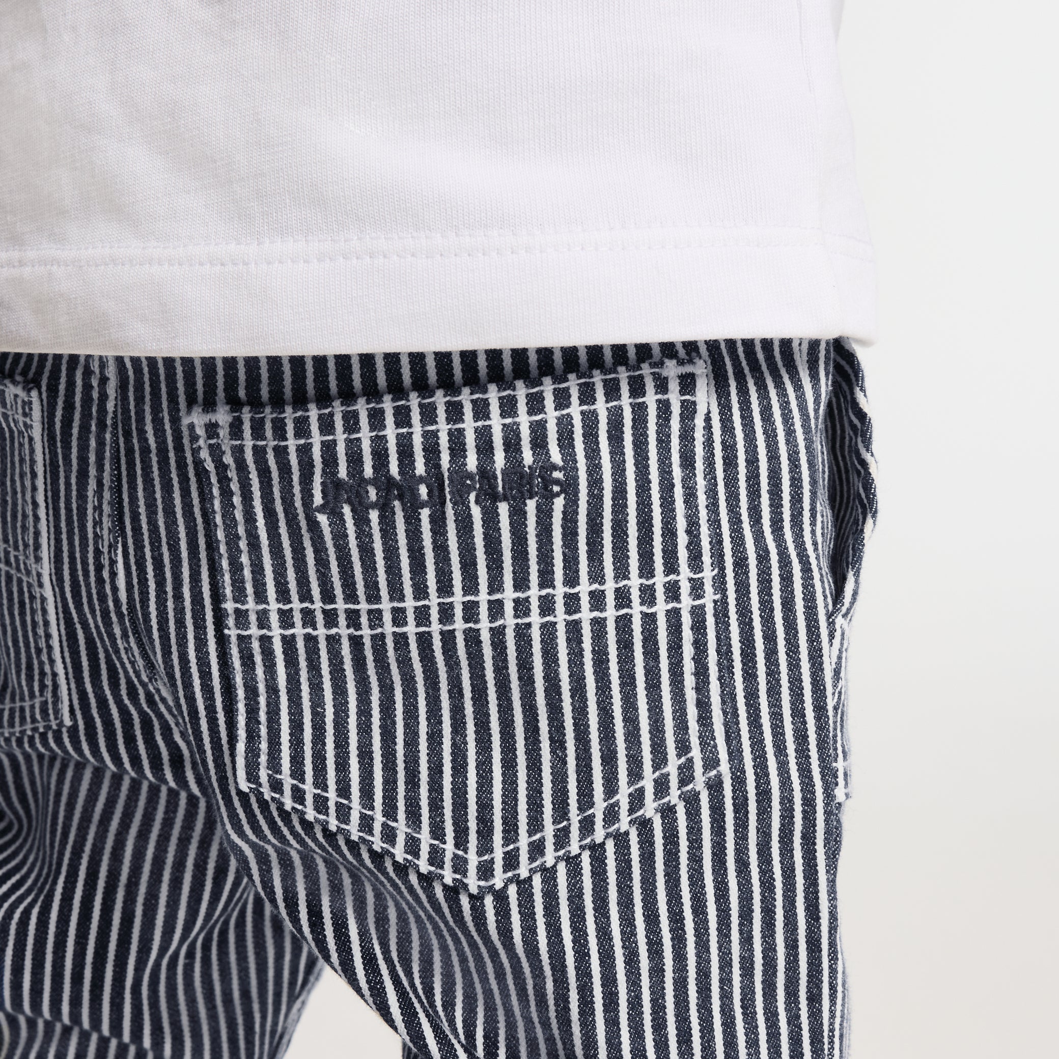 Baby striped twill pants