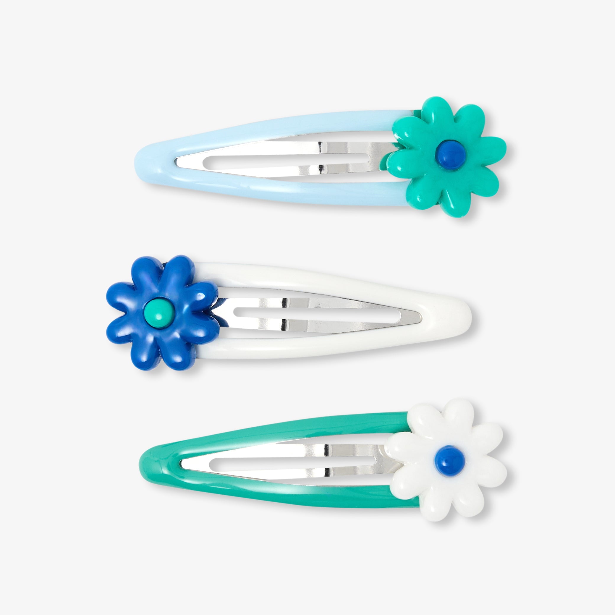 Girl floral hair clip set