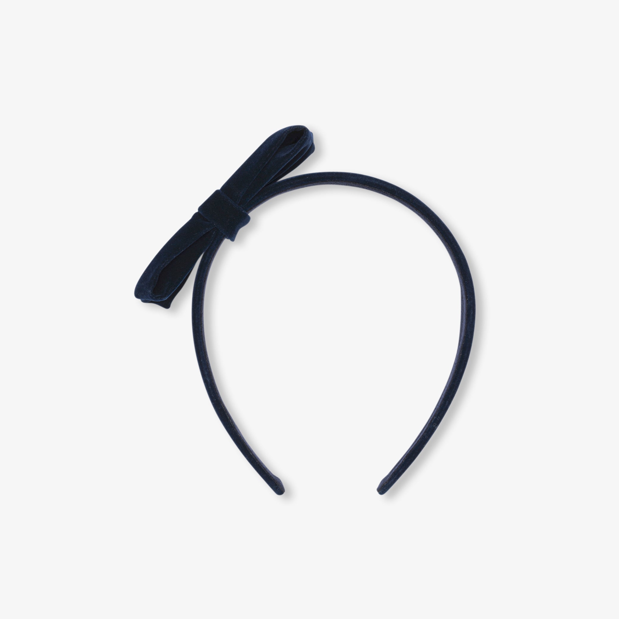 Girl velvet bow headband