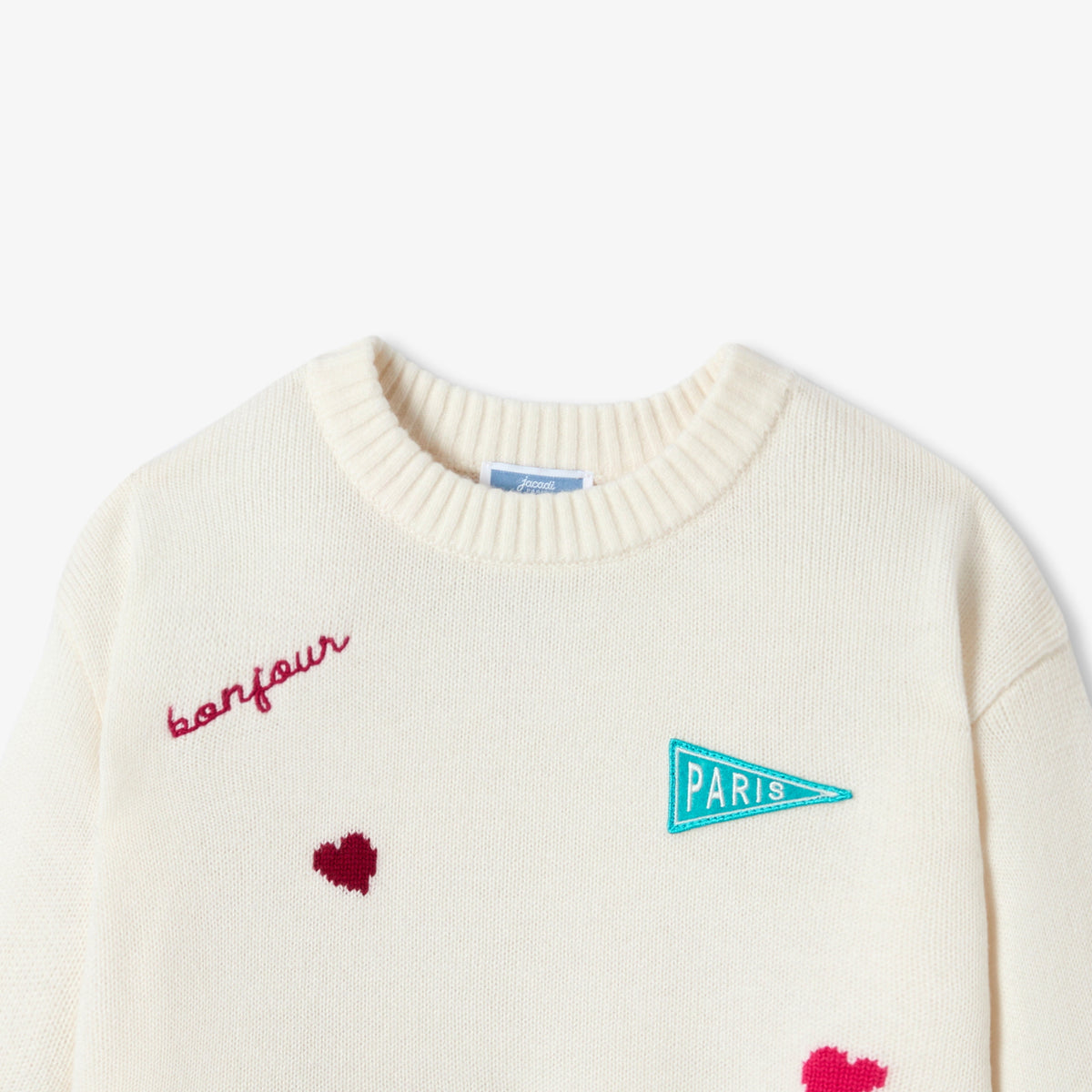 Girl wool blend jumper