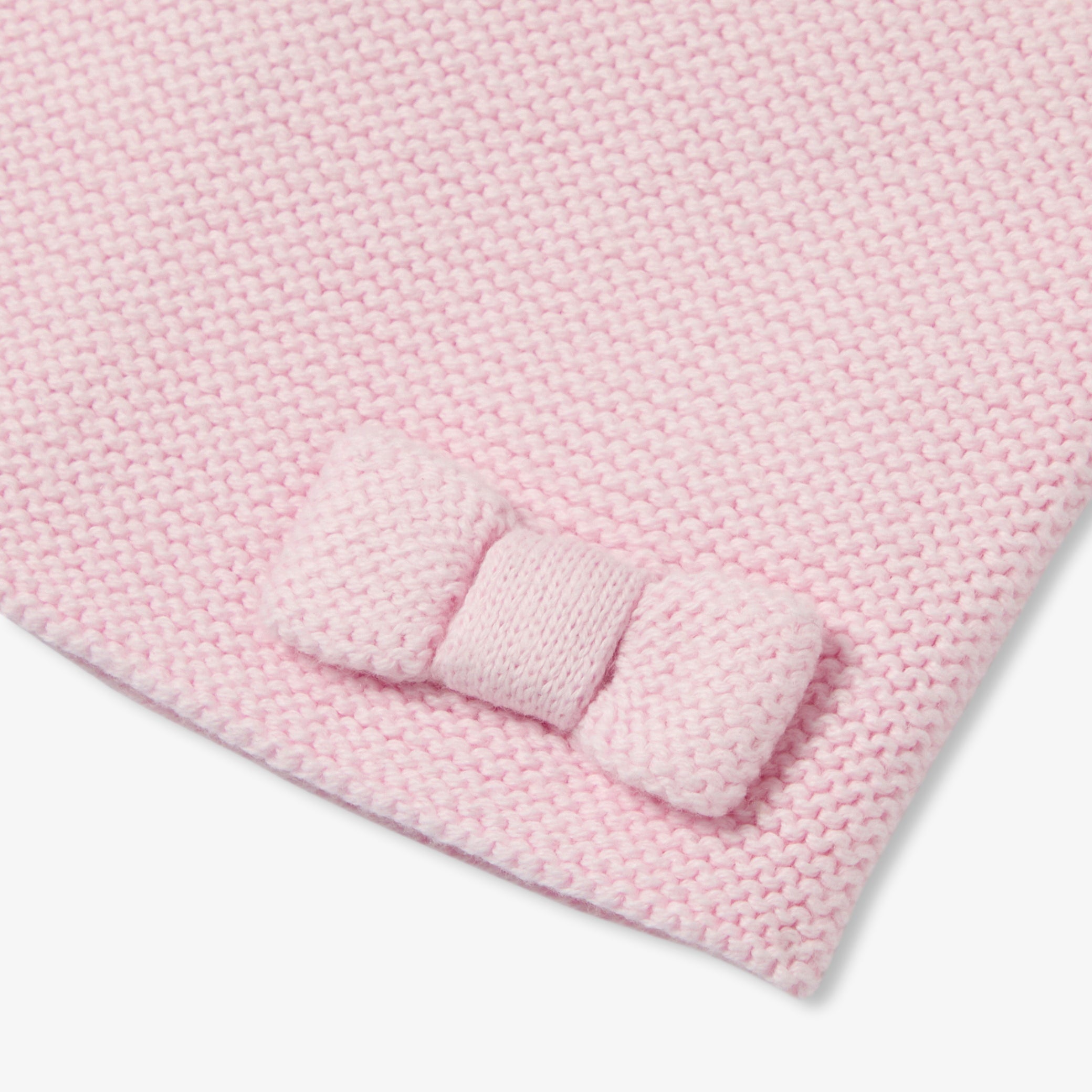 Baby girl garter stitch snood