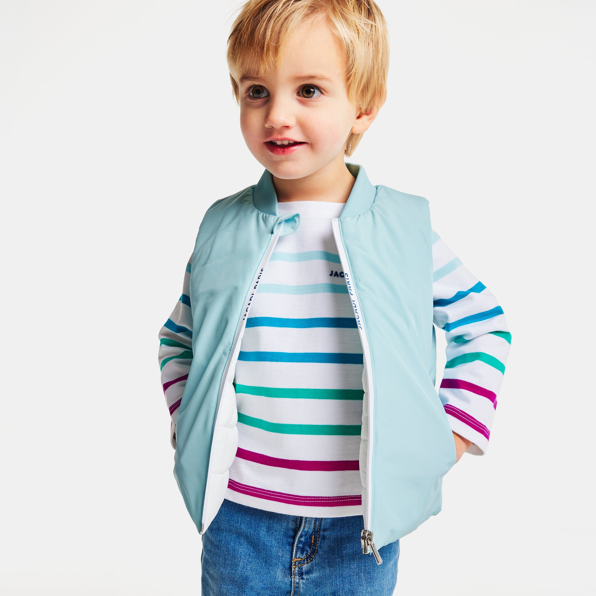 Toddler boy puffer vest