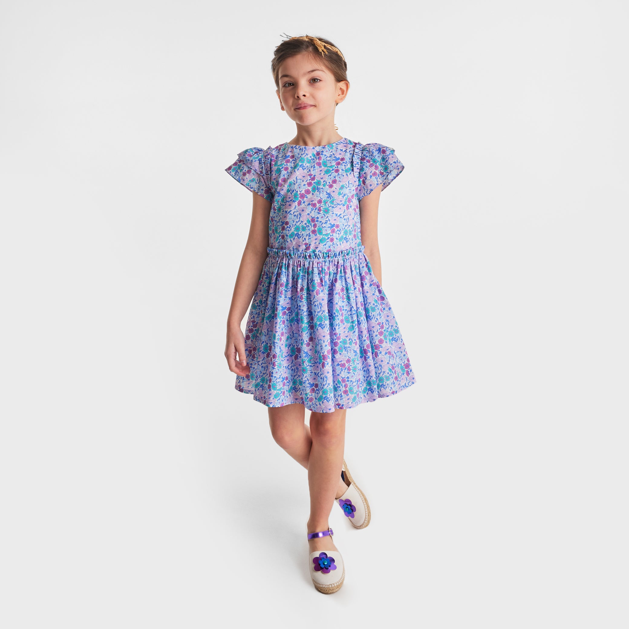 dress in Liberty fabric