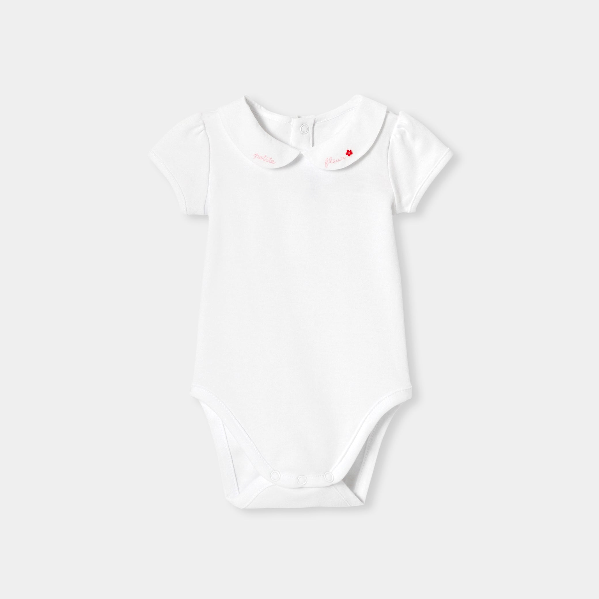 Baby girl short-sleeved  bodysuit