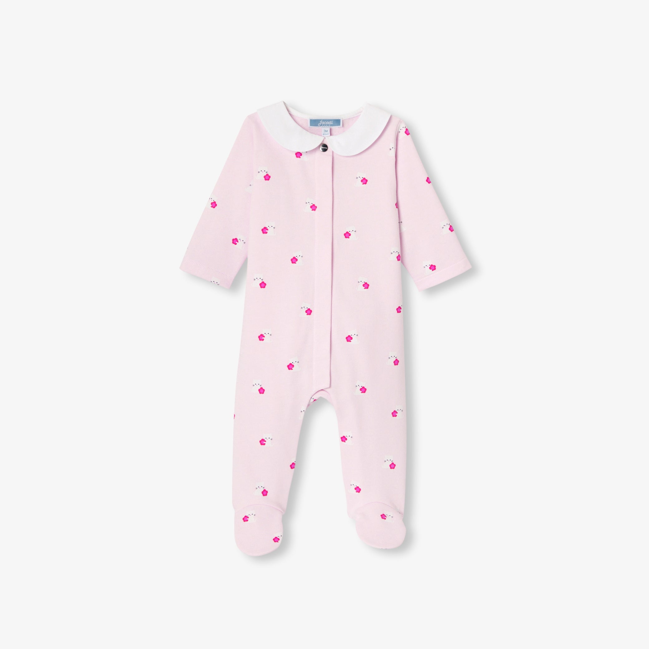 Baby girl fleece pajamas