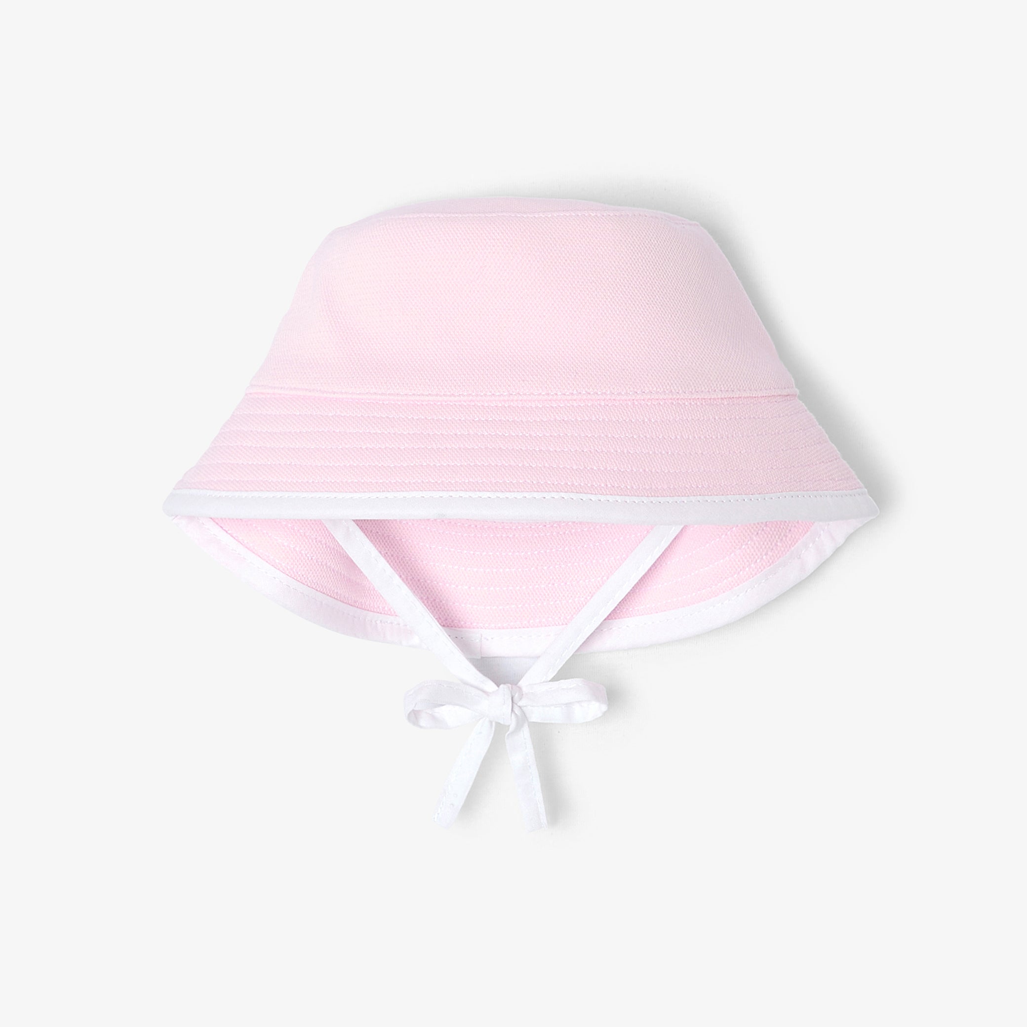 Baby girl hat in micro pique